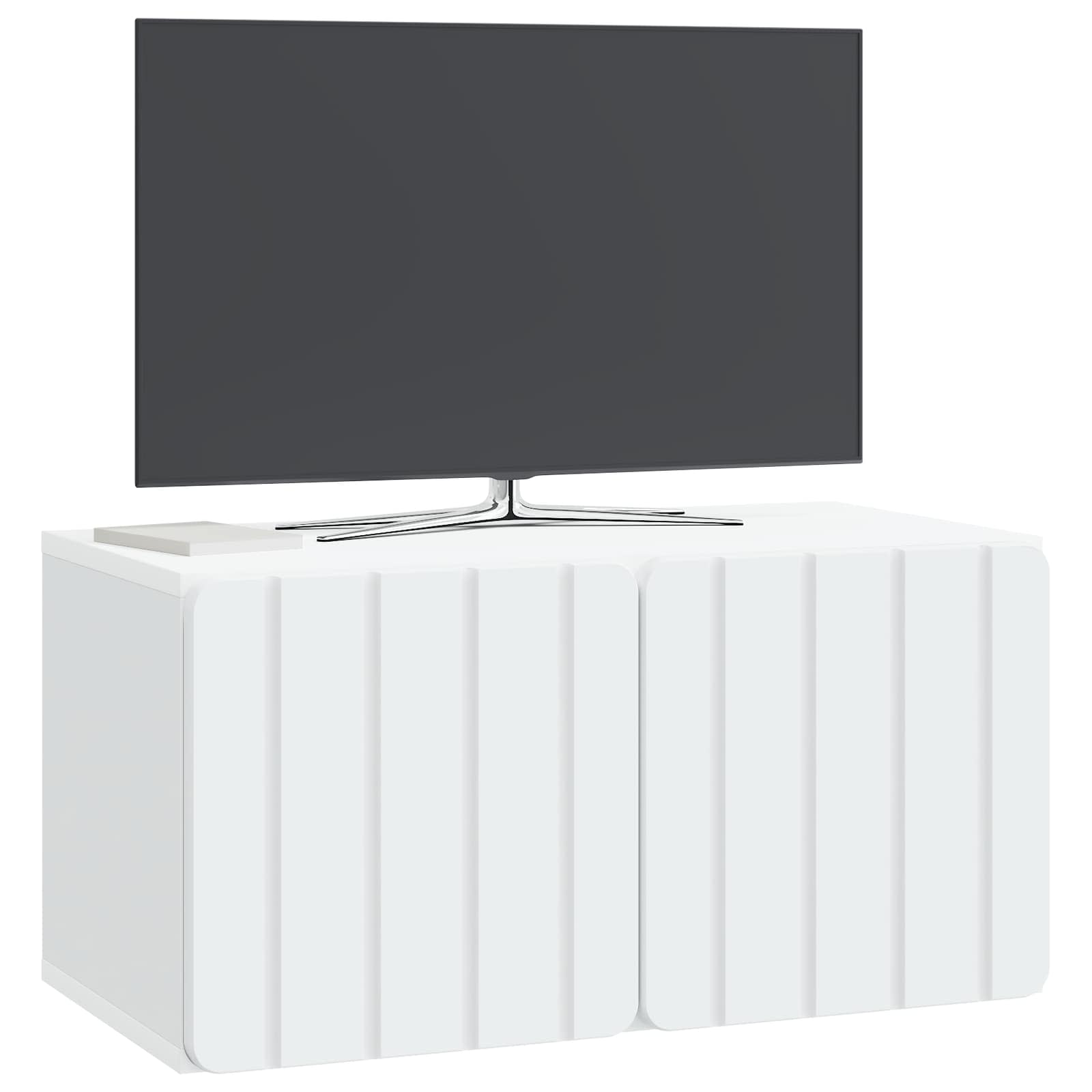 TV ormar za zid Bijela 59,5 x 31 x 30 cm Konstruirano drvo