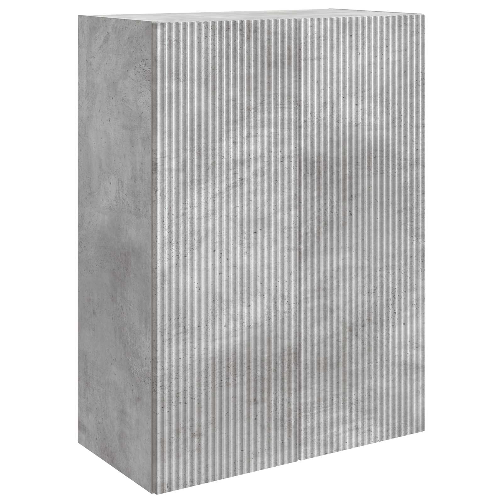 Ormar za montažu na zid Betonska siva 66 x 34,5 x 90 cm