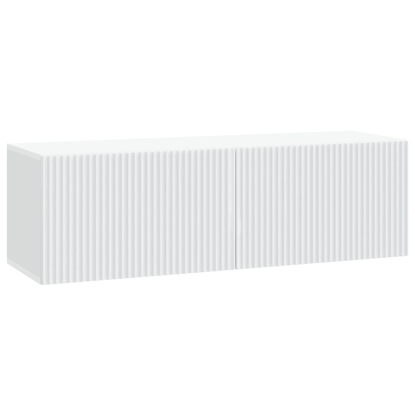 TV ormar za zid Zidne Bijela 98 x 31 x 30 cm Konstruirano drvo