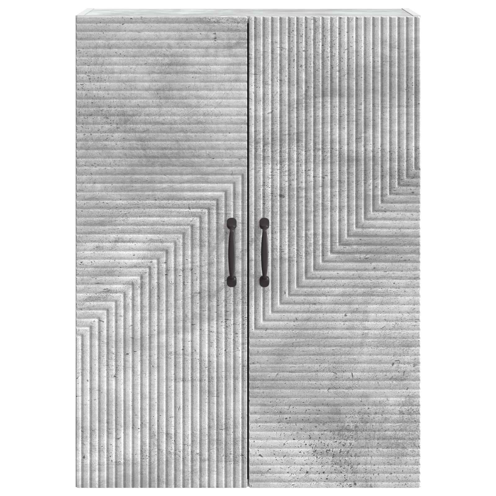 Ormar za montažu na zid Betonska siva 66 x 34,5 x 90 cm