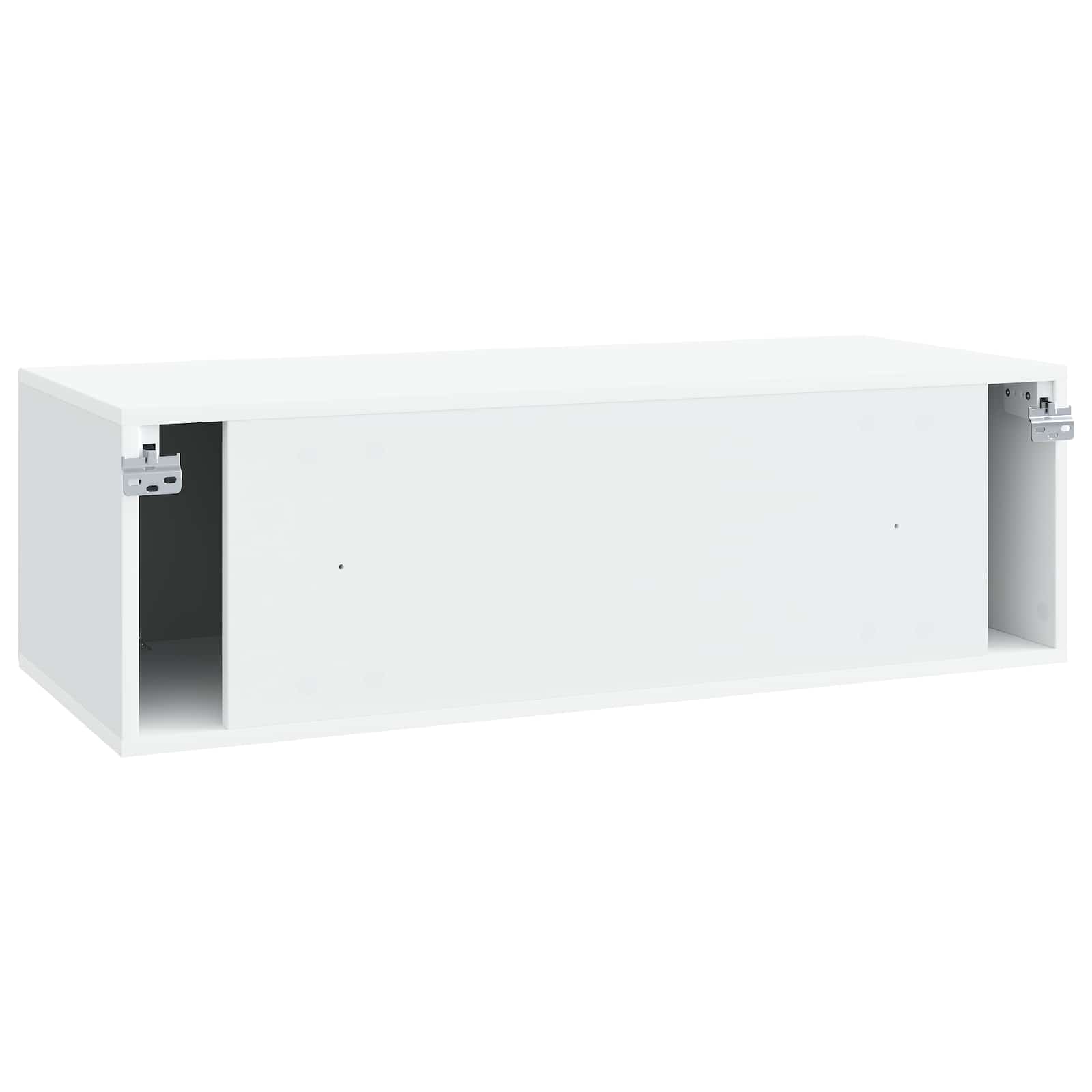 TV ormar za zid Zidne Bijela 98 x 41 x 30 cm Konstruirano drvo