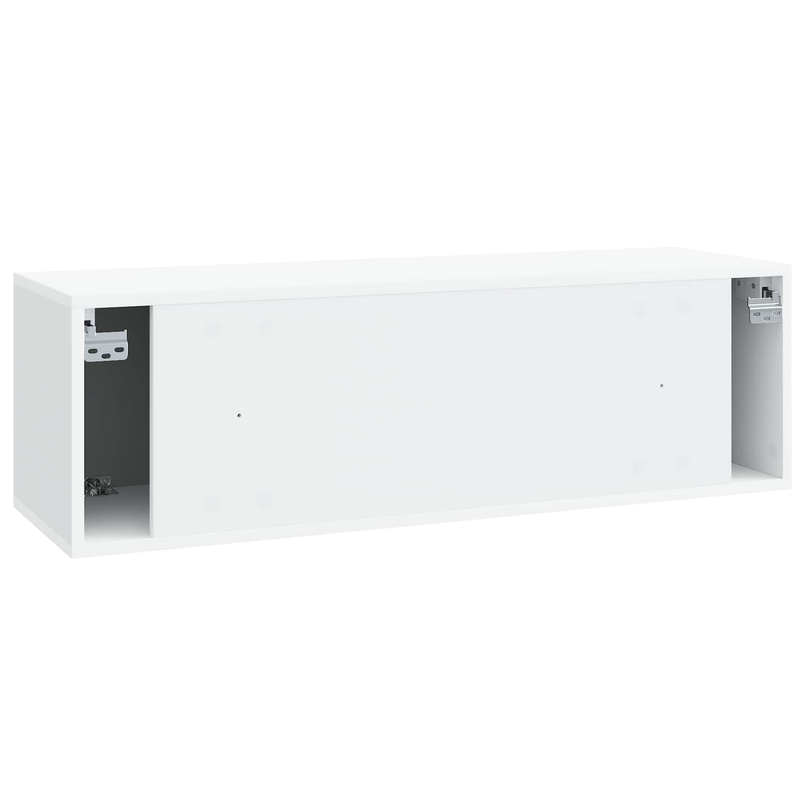 TV ormar za zid Zidne Bijela 98 x 31 x 30 cm Konstruirano drvo