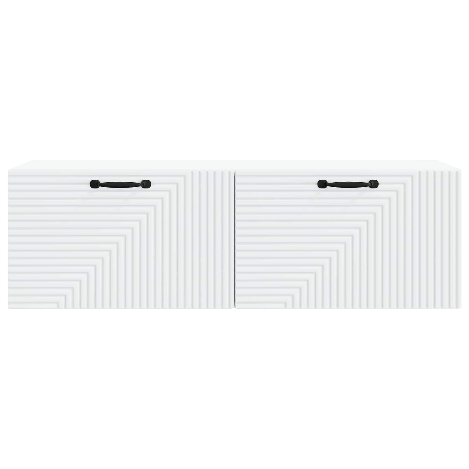 TV ormar za zid Zidne Bijela 98 x 31 x 30 cm Konstruirano drvo