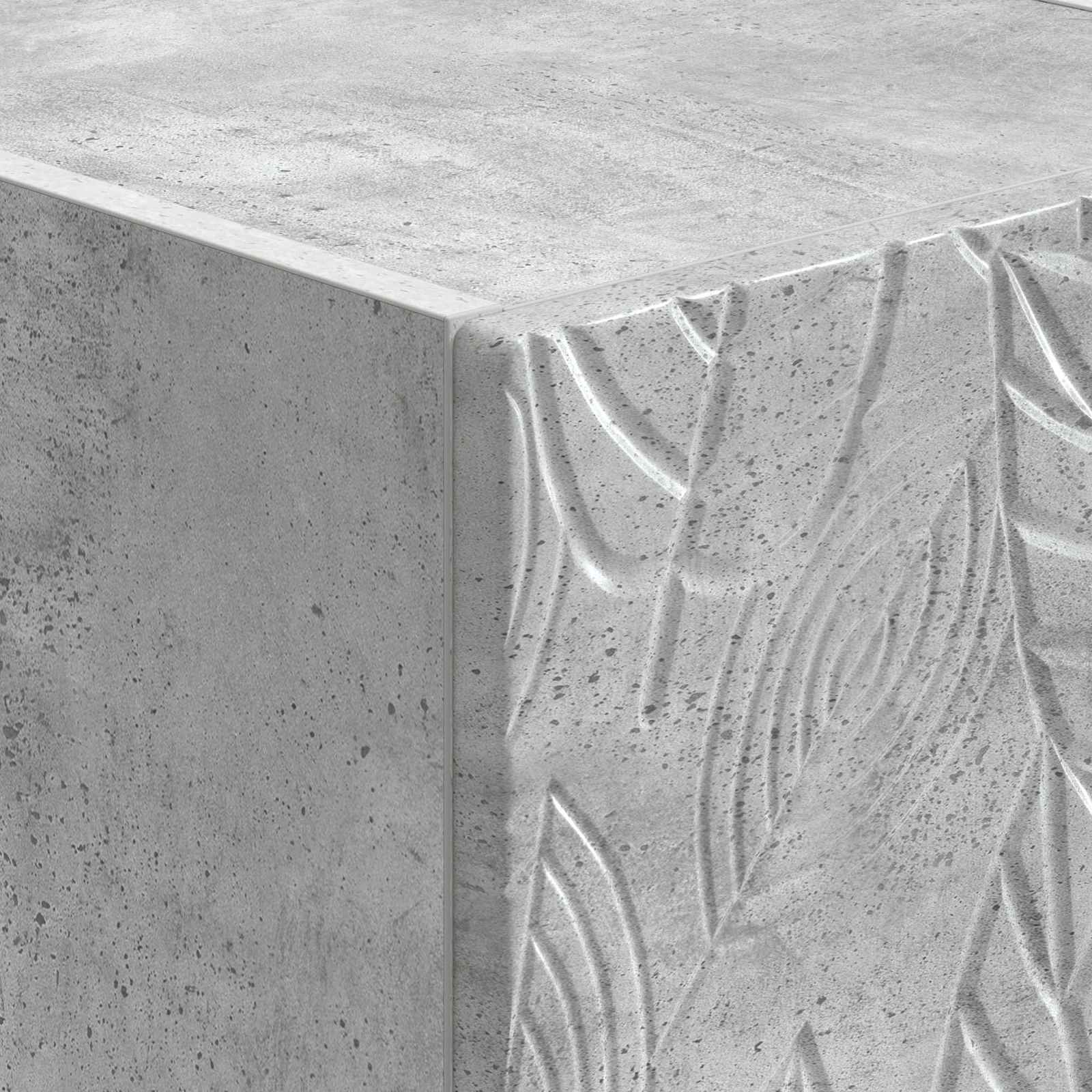 Stolna montirana na zid Betonska siva 34,5 x 33 x 20 cm