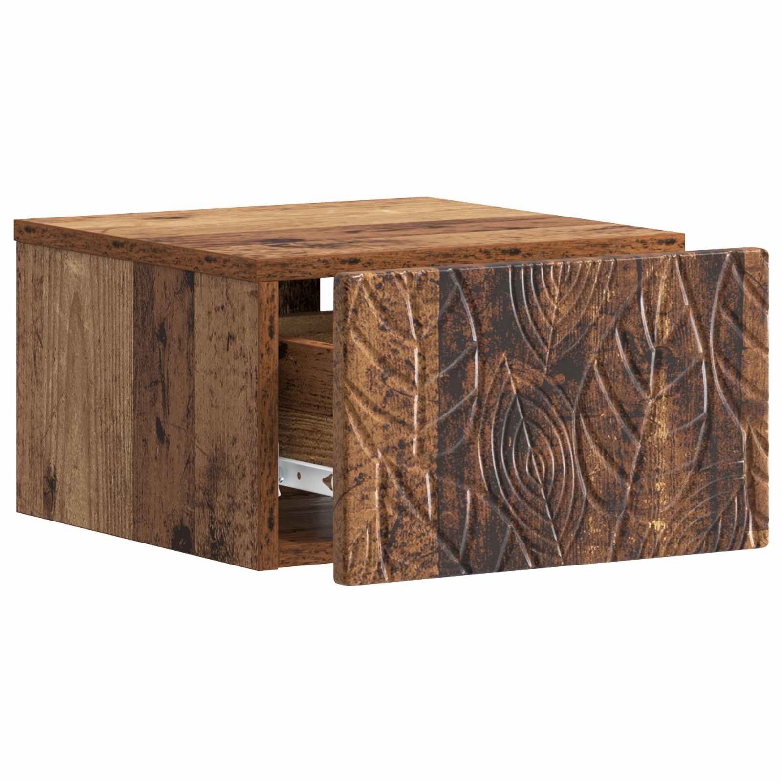 Stolna montirana na zid 2 pcs Staro drvo 34,5 x 33 x 20 cm