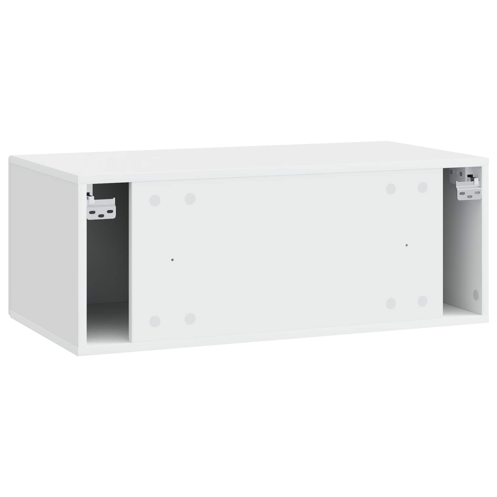 TV ormar za zid 59,5 x 41 x 30 cm Bijela Konstruirano drvo