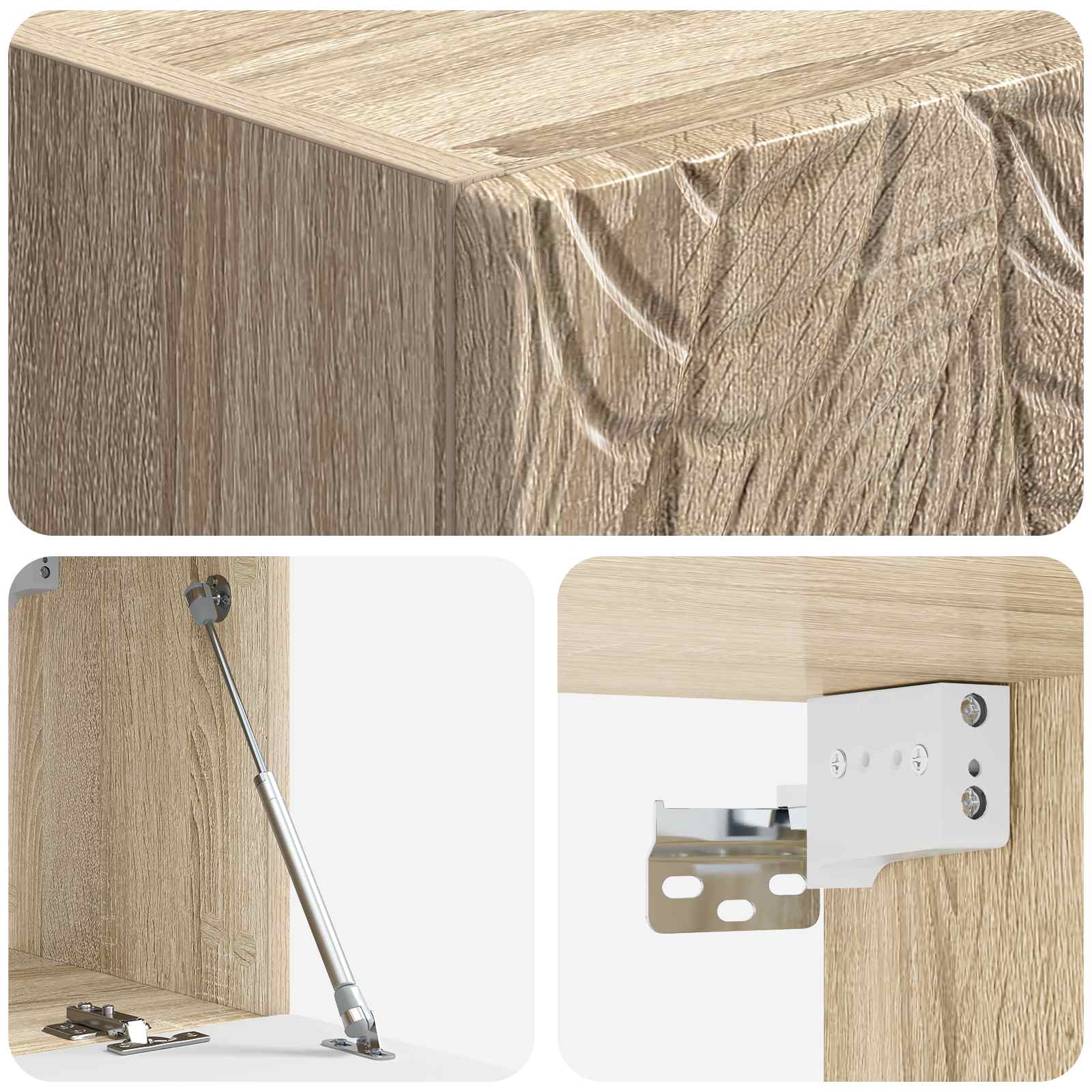 TV ormar za zid 59,5 x 31 cm Hrast sonoma Konstruirano drvo