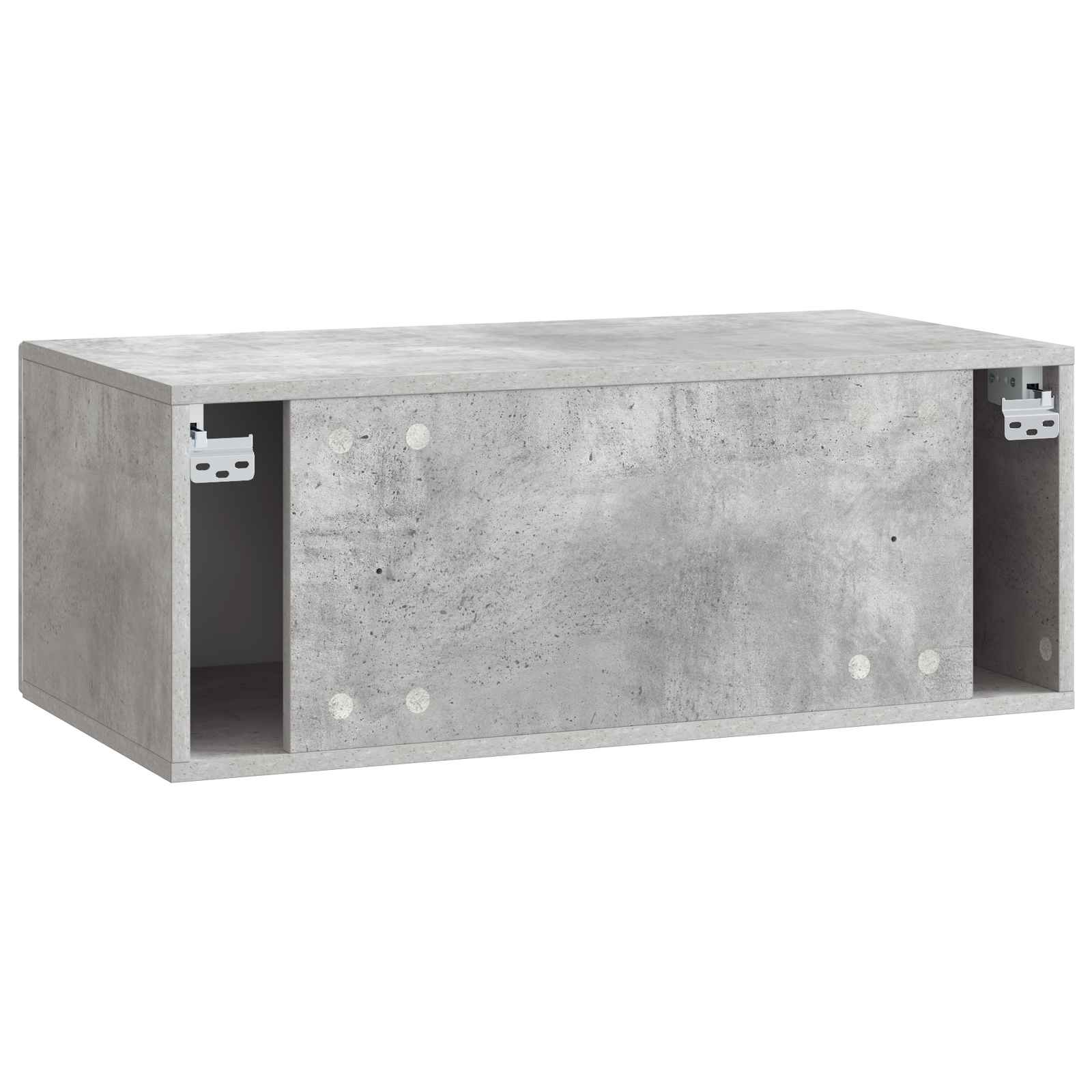 TV ormar za zid 59,5 x 31 cm Betonska siva Konstruirano drvo