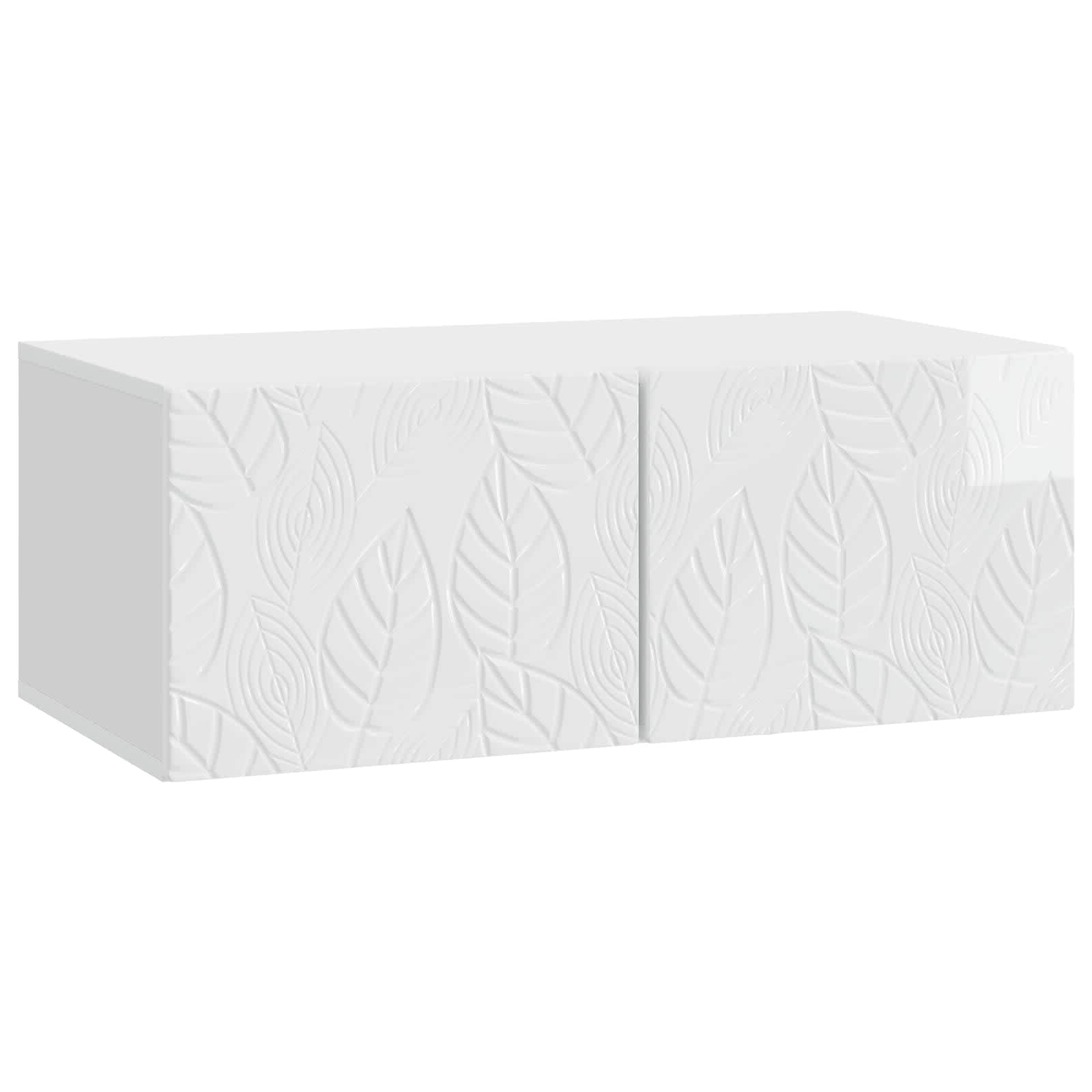 TV ormar za zid 78,5 x 31 cm Bijela visokog sjaja