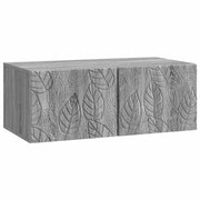 TV ormar za zid 78,5 x 31 cm Siva Sonoma Konstruirano drvo