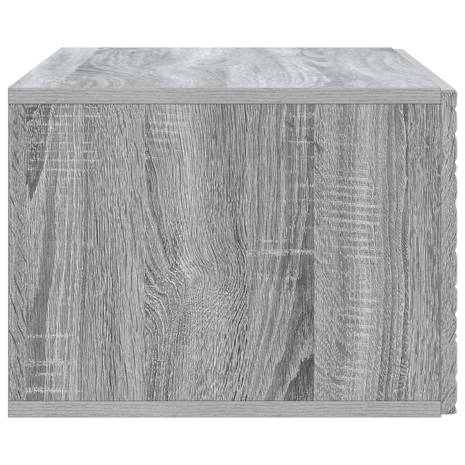 TV ormar za zid 78,5 x 31 cm Siva Sonoma Konstruirano drvo