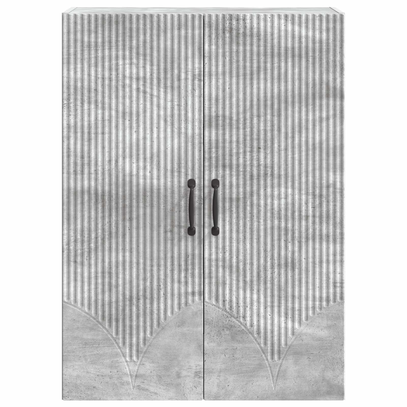 Ormar za montažu na zid Betonska siva 66 x 34,5 x 90 cm