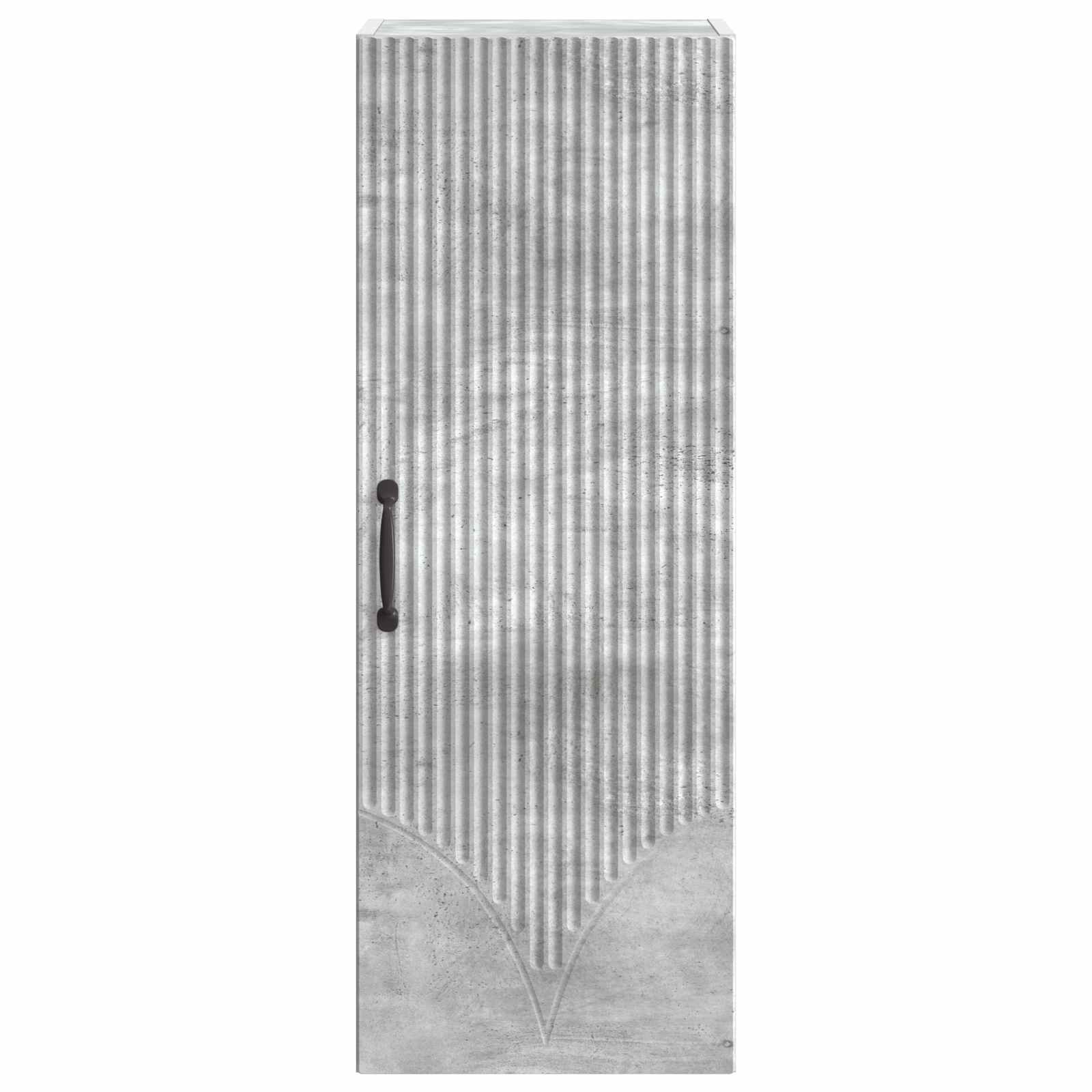Ormar za montažu na zid Betonska siva 33 x 34,5 x 90 cm