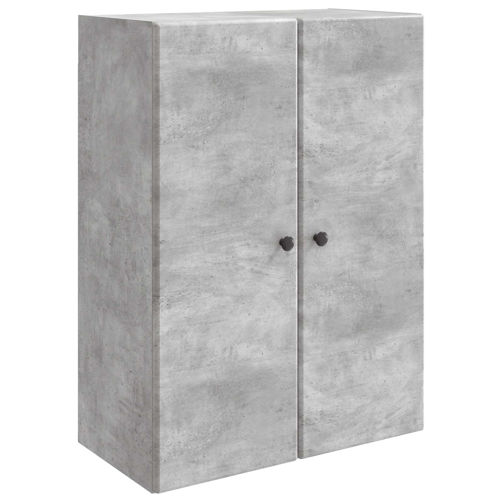 Ormar za montažu na zid Betonska siva 66 x 34,5 x 90 cm