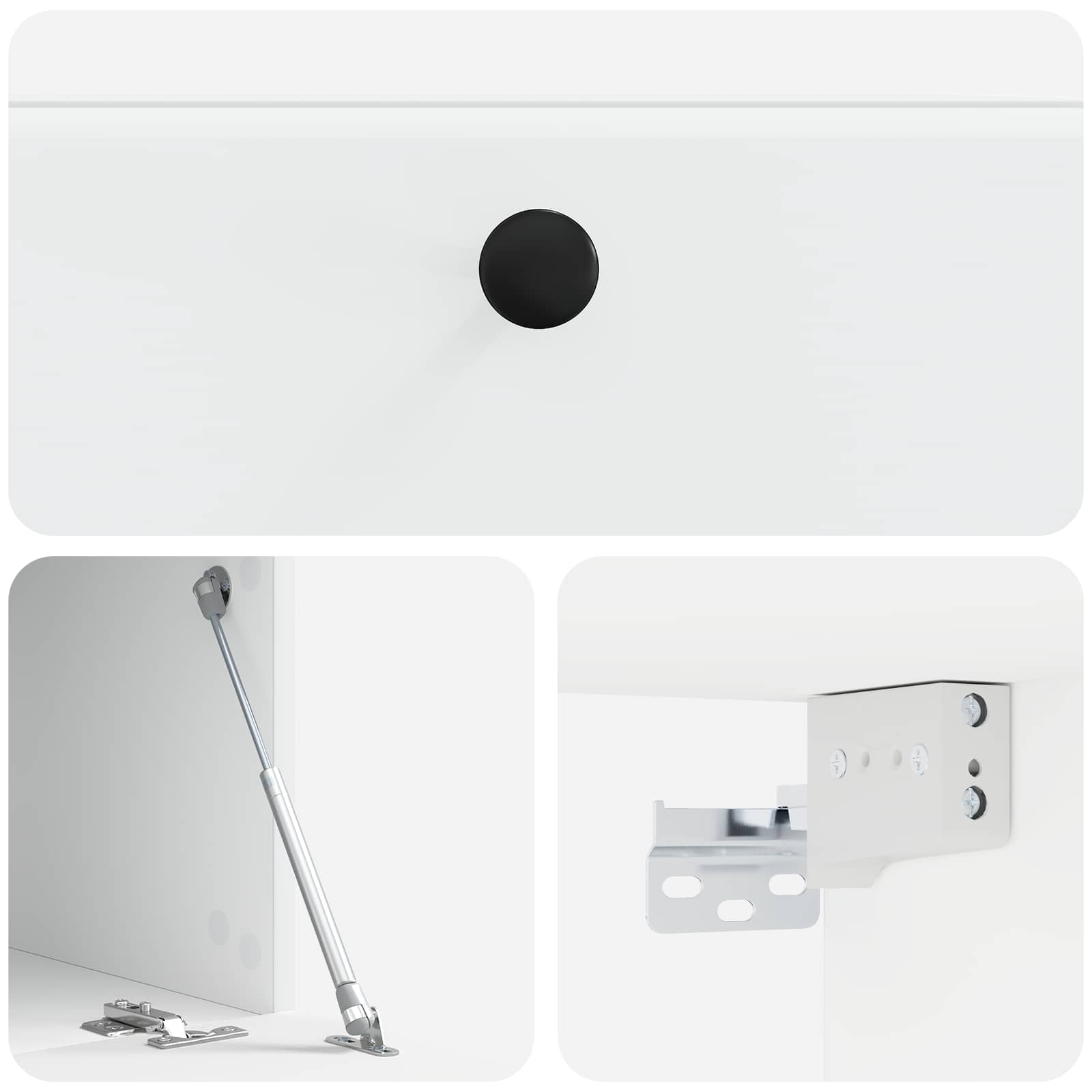 TV ormar za zid 59,5 x 41 x 30 cm Bijela Konstruirano drvo