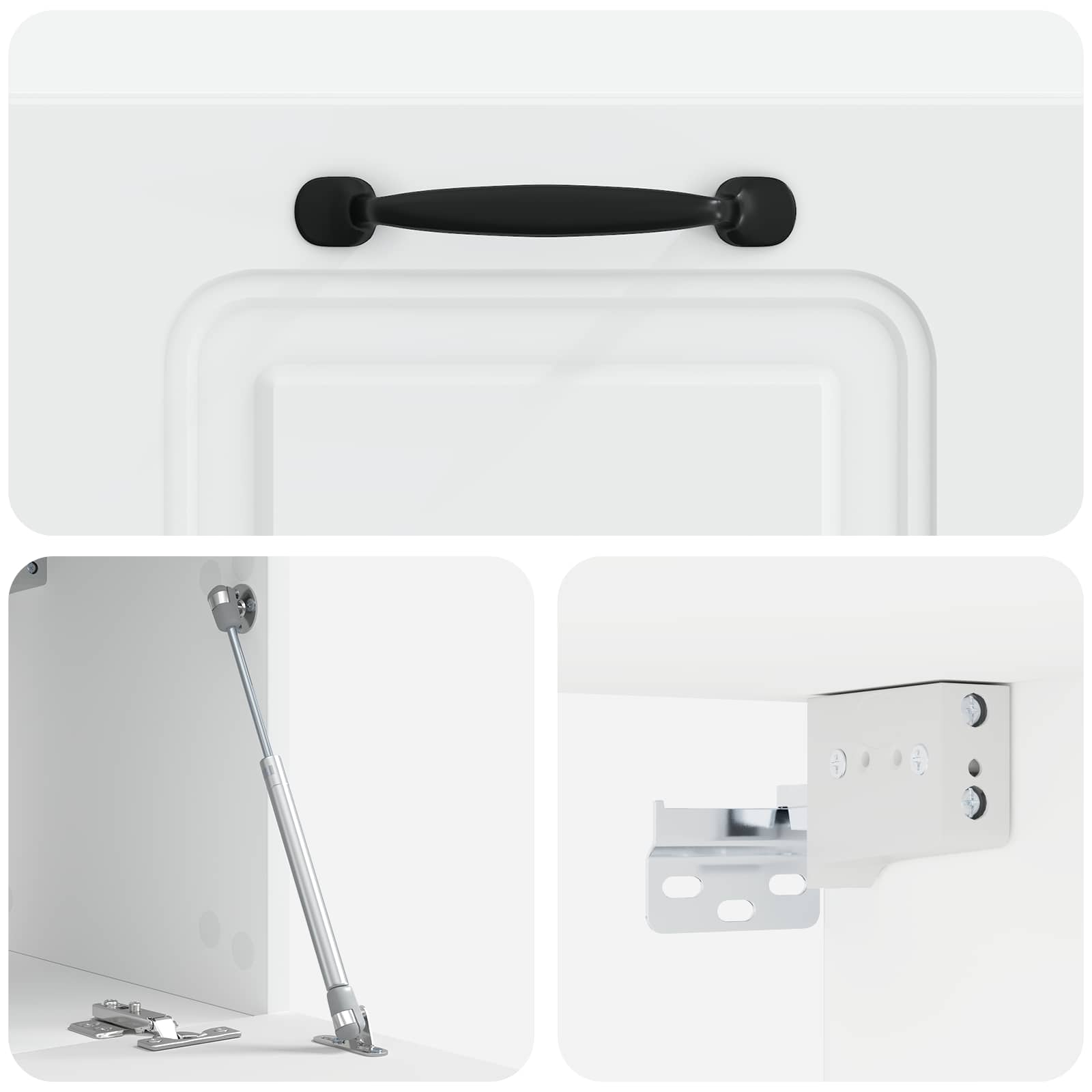 TV ormar za zid Bijela 59,5 x 31 x 30 cm Konstruirano drvo