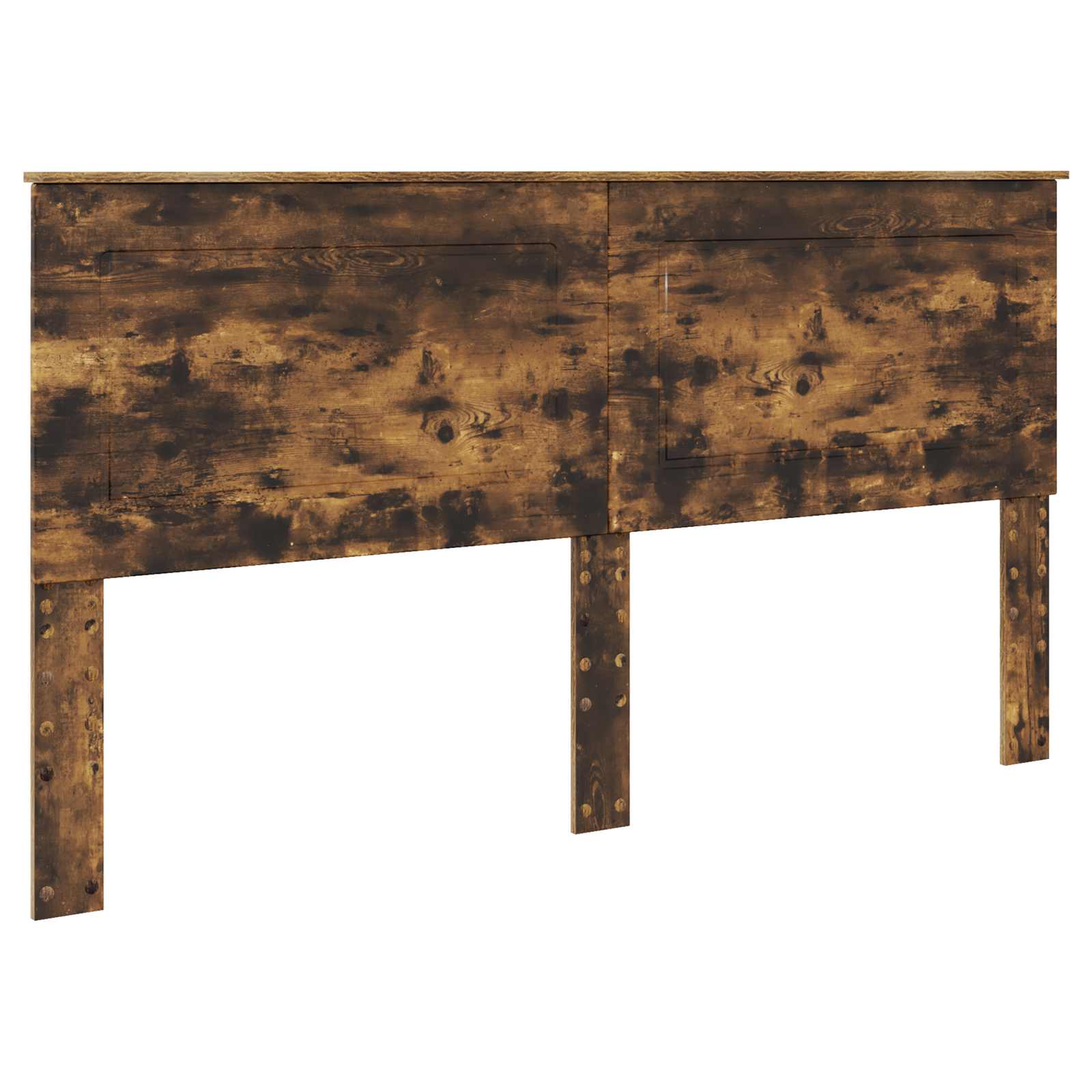 Krevet s od storage s uzglavljem Dimljeni hrast 180 x 200 cm