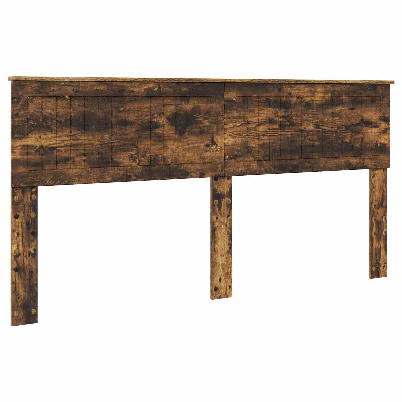Krevet s od storage s uzglavljem Dimljeni hrast 180 x 200 cm
