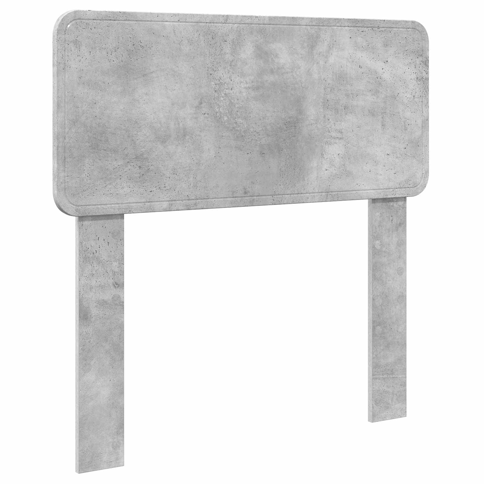 Krevet s od storage Betonski sivi 70 x 190 cm Konstruirano drvo