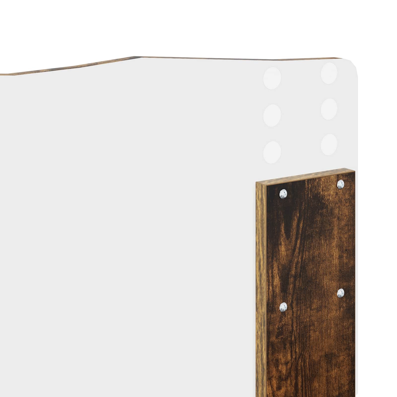 Krevet s od storage s uzglavljem Dimljeni hrast 180 x 200 cm