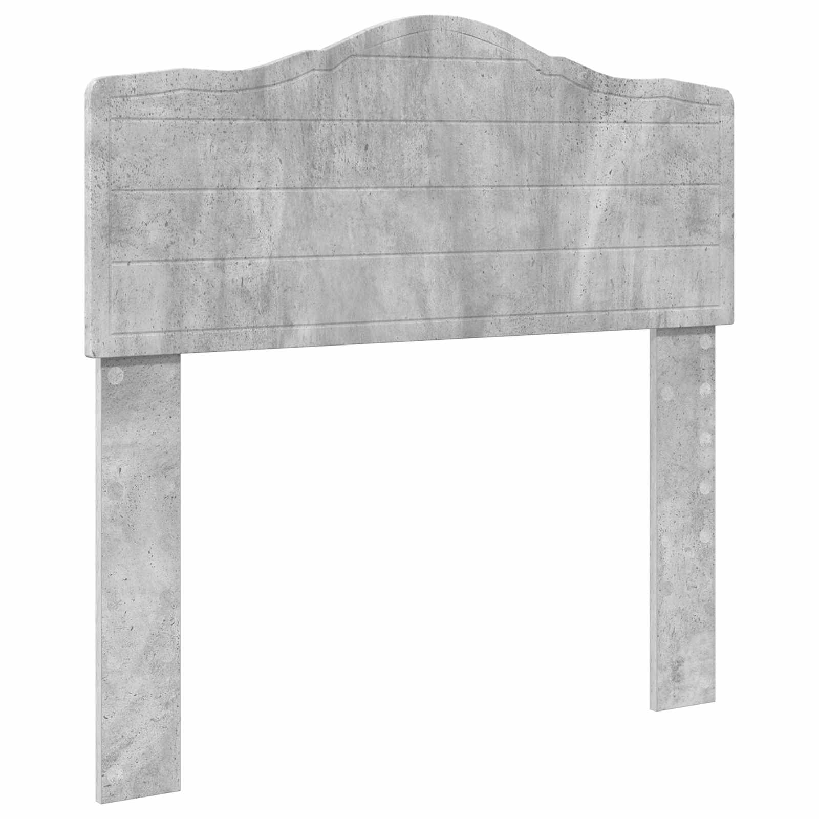 Krevet s od storage Betonski sivi 70 x 190 cm Konstruirano drvo