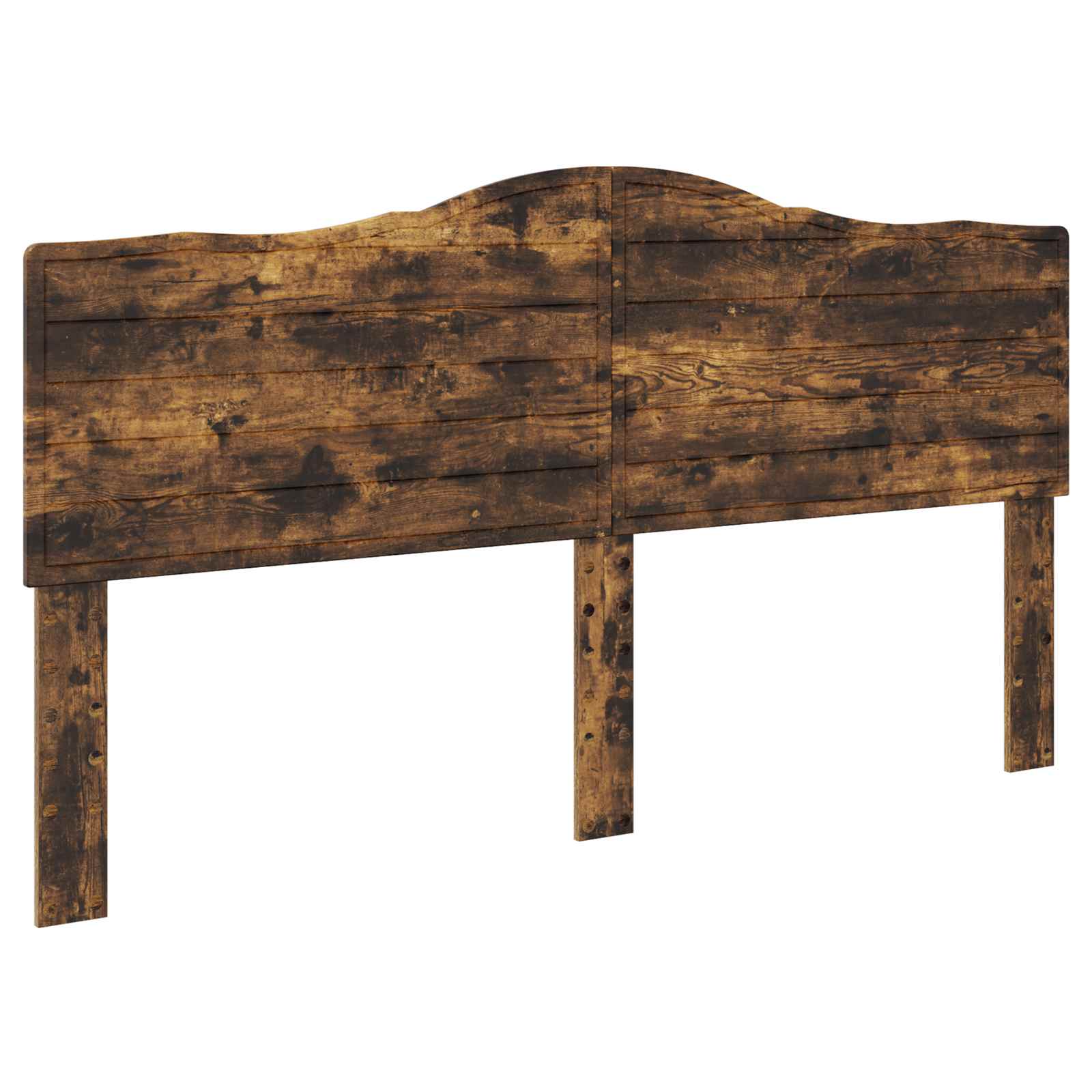 Krevet s od storage s uzglavljem Dimljeni hrast 180 x 200 cm