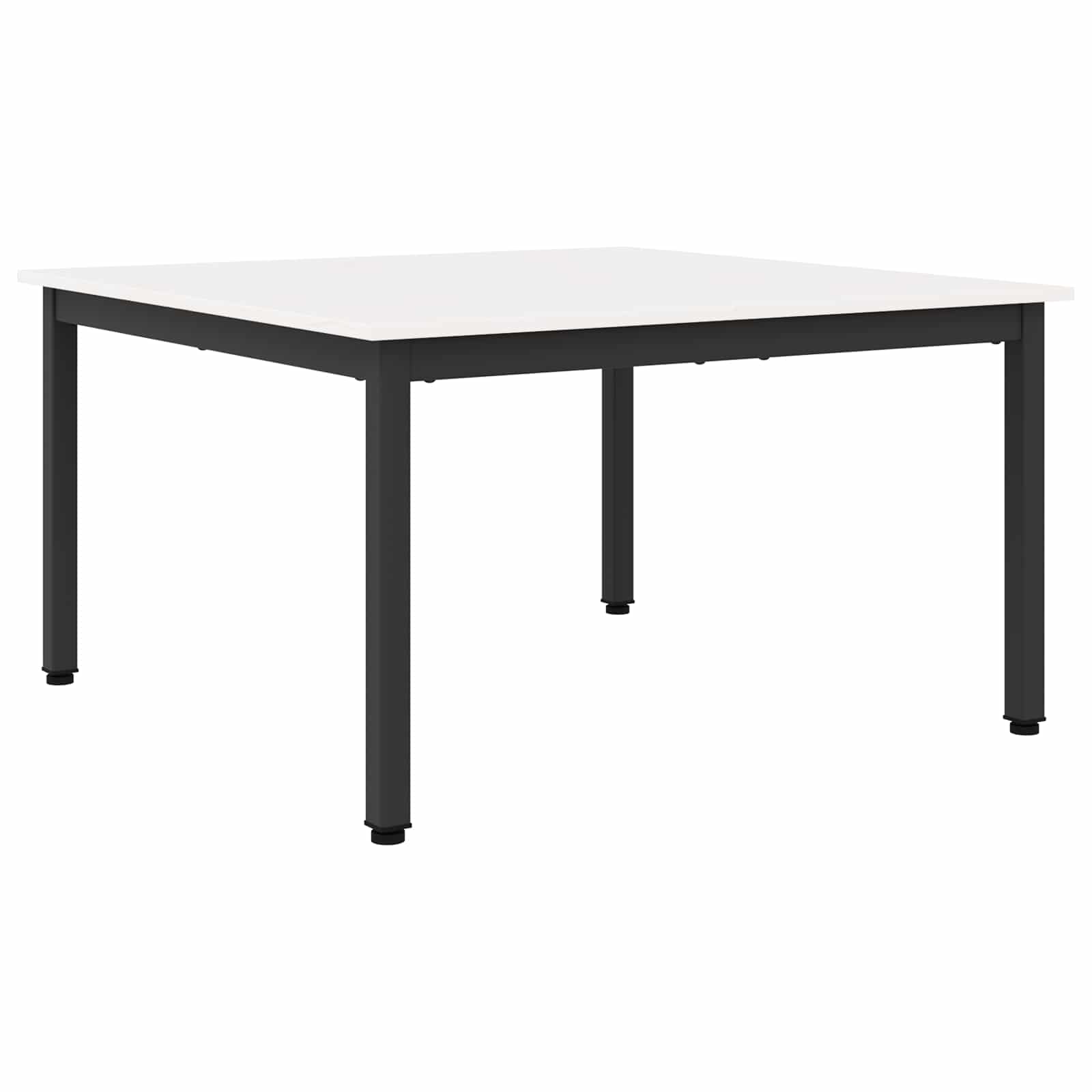 Kava Stol Bijelo 80 x 80 x 45 cm Čvrsto borovo drvo