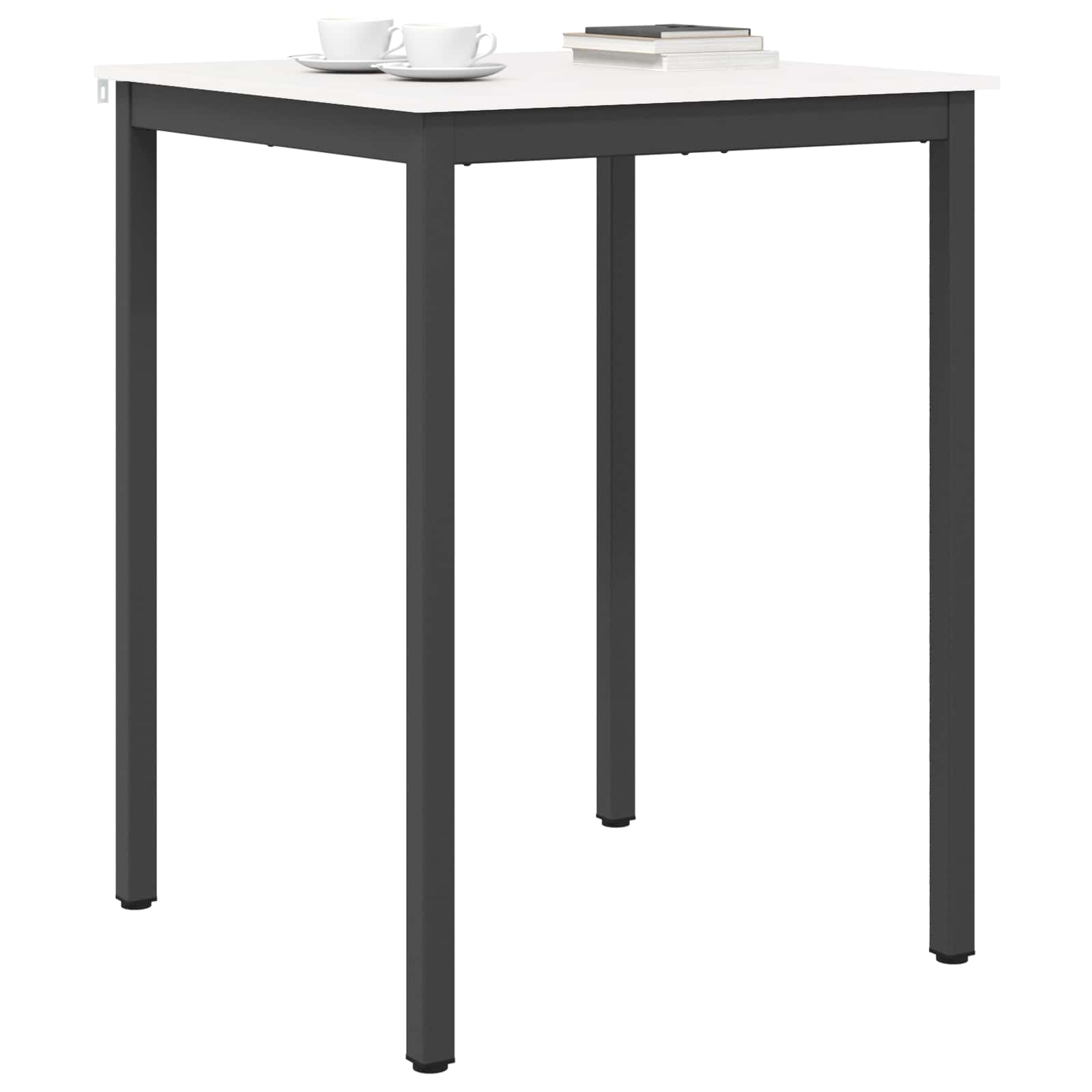 Stol za bar Bijelo 80 x 80 x 105 cm Čvrsto borovo drvo