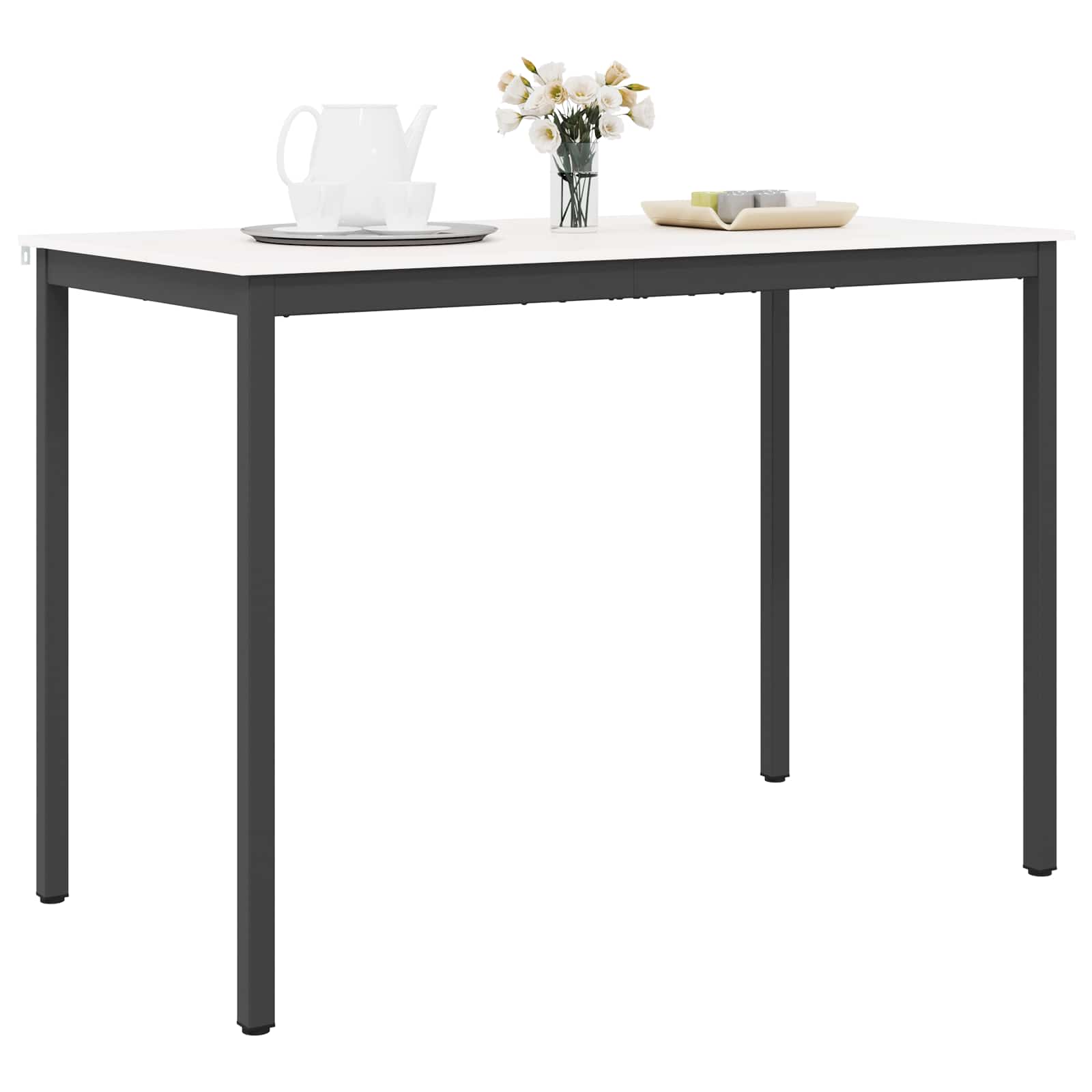 Stol za bar Bijelo 150 x 80 x 105 cm Čvrsto borovo drvo