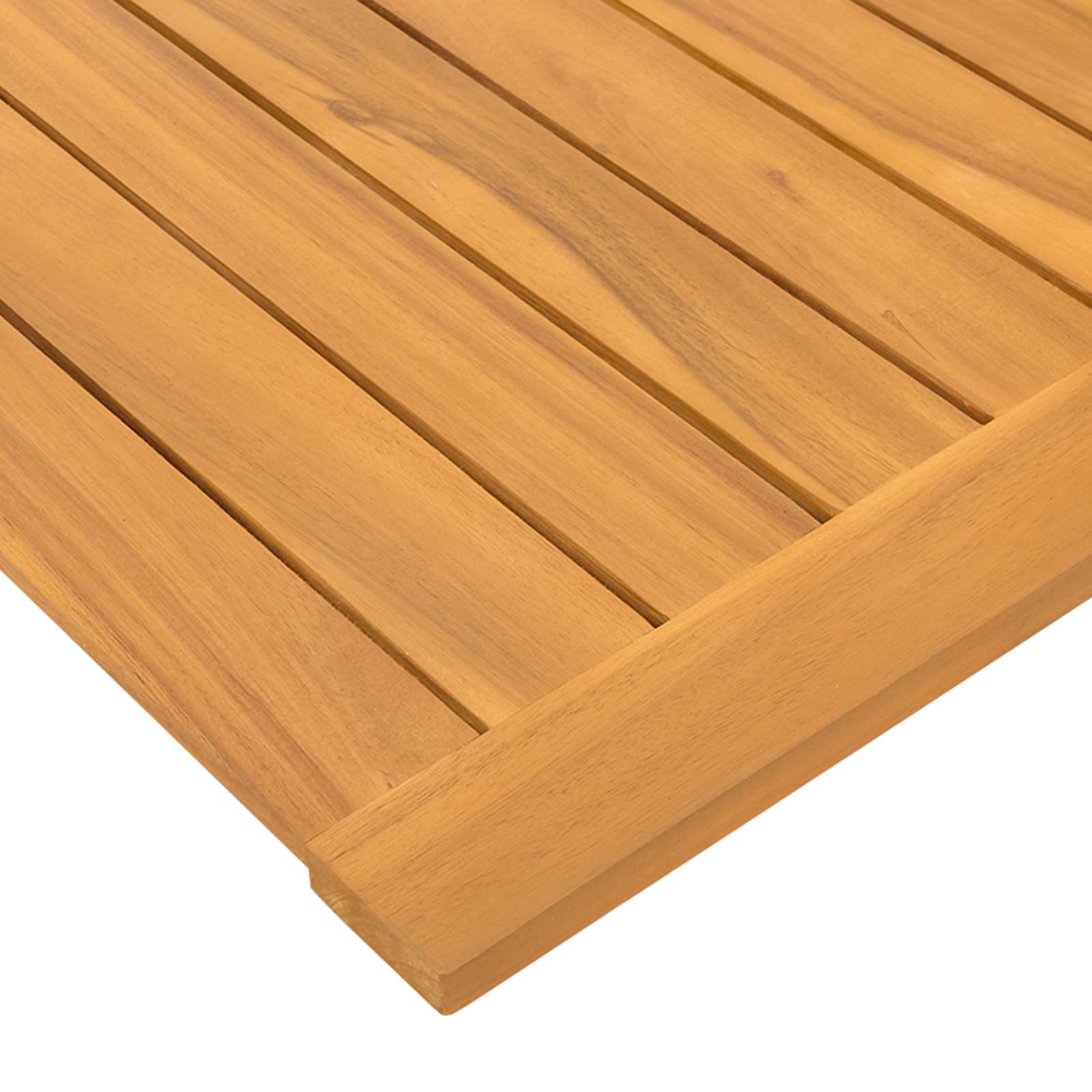 Prostirka za kupanje Smeđa 50 x 50 cm Čvrsto drvo akacije