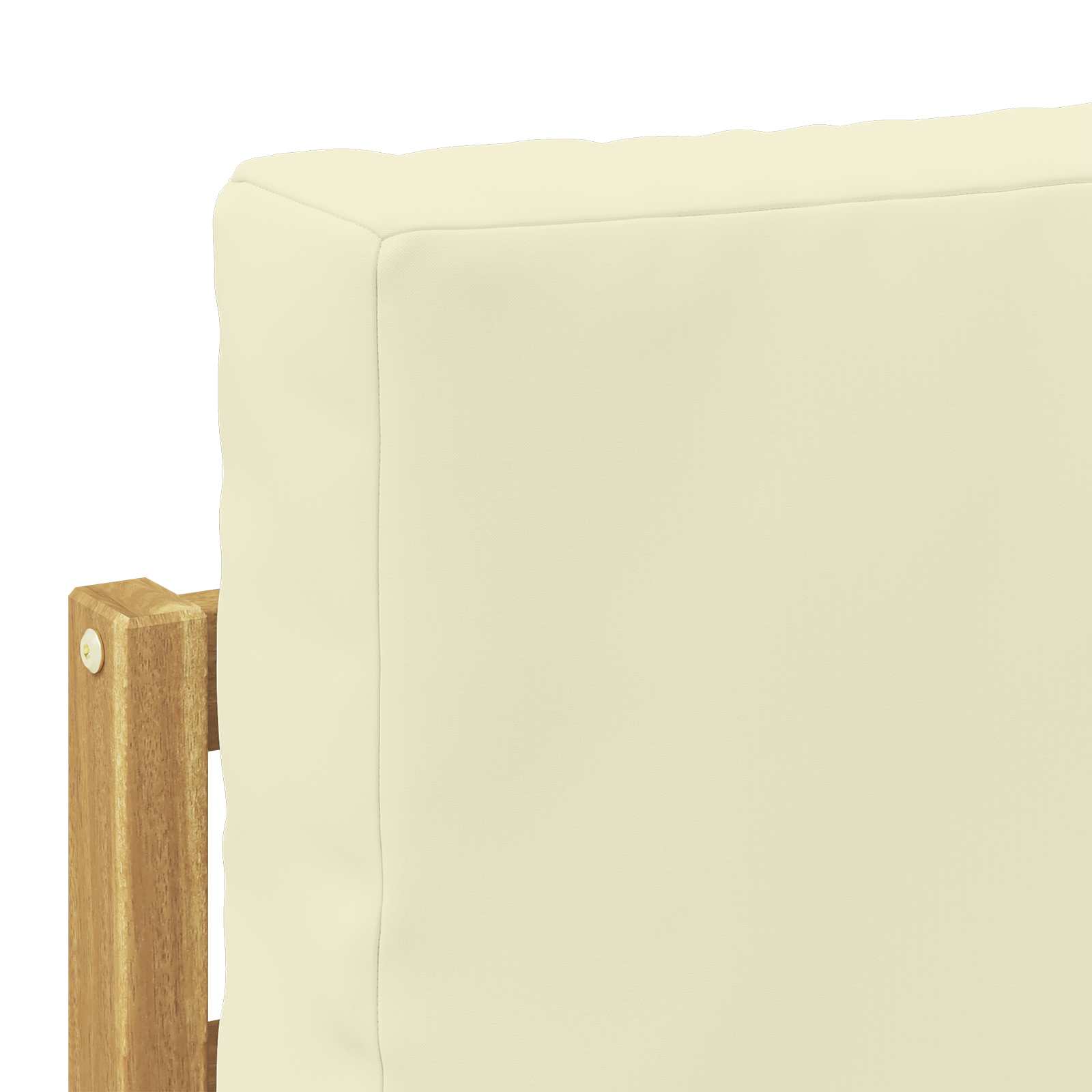 Set vanjskih sofa Bijela i krem 59 x 63 x 73 cm