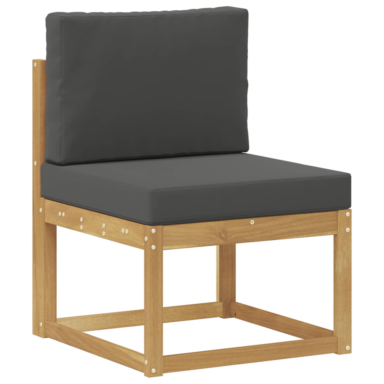 Set vanjskih sofa Bijela i antracit 59 x 63 x 73 cm