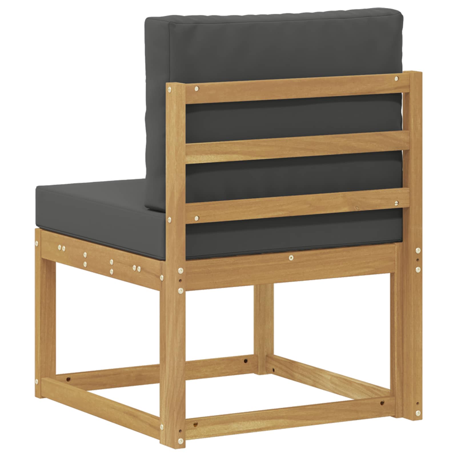 Set vanjskih sofa Bijela i antracit 59 x 63 x 73 cm