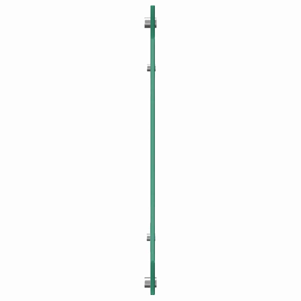 Kuhinjski zid 2 pcs Crna 120 x 40 cm Staklo otporno na udarce