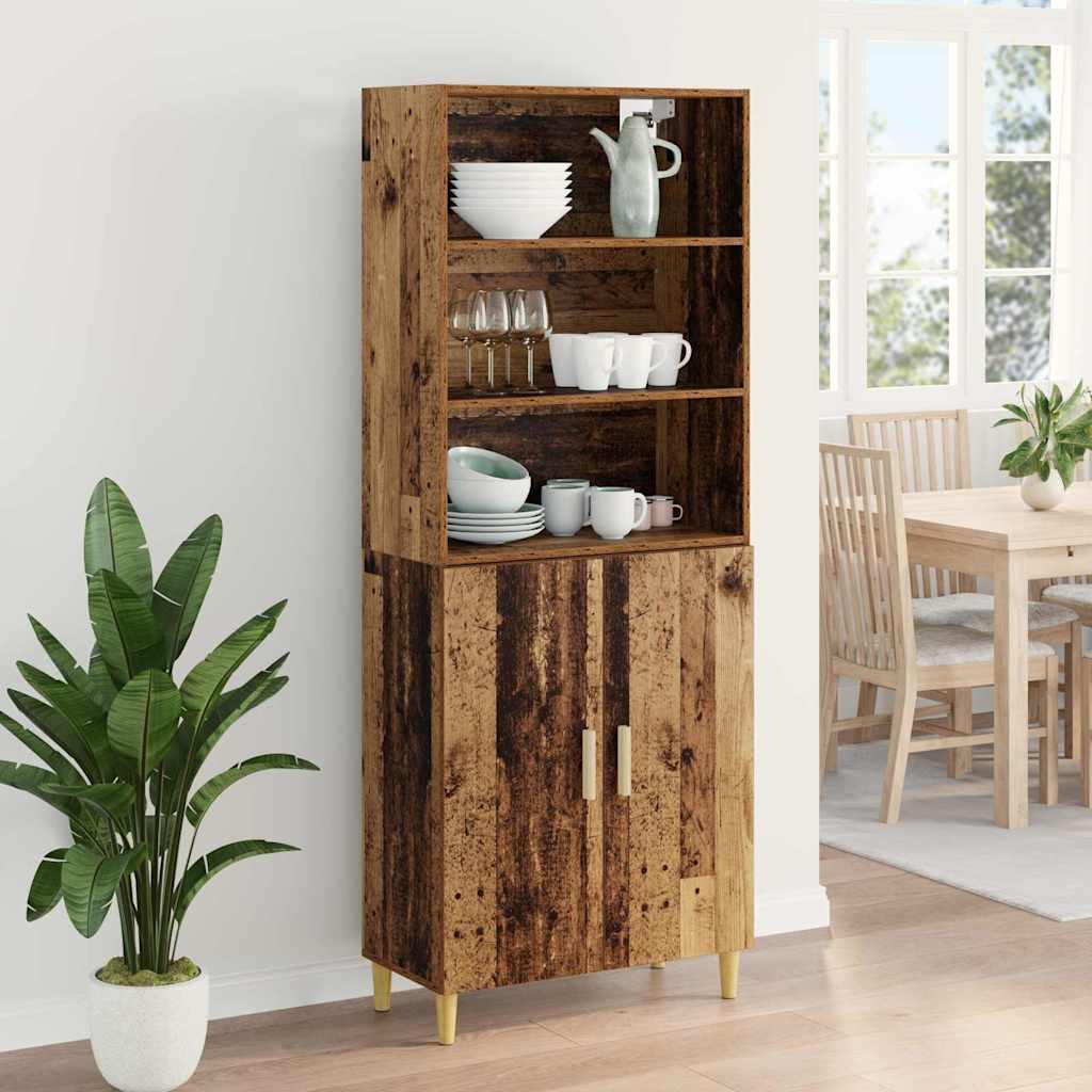 Highboard Staro drvo 69,5 x 32,5 x 180 cm Konstruirano drvo