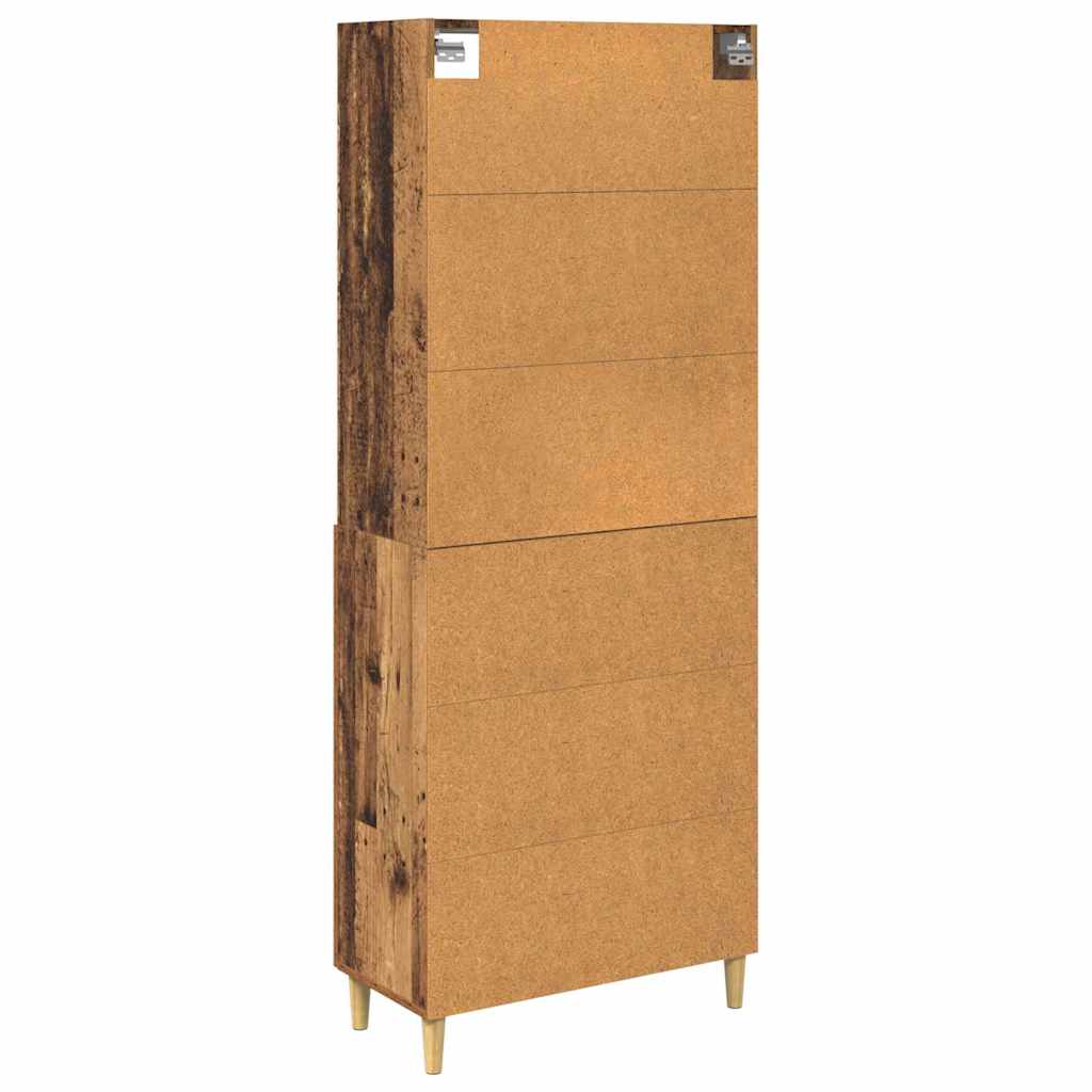 Highboard Staro drvo 69,5 x 32,5 x 180 cm Konstruirano drvo