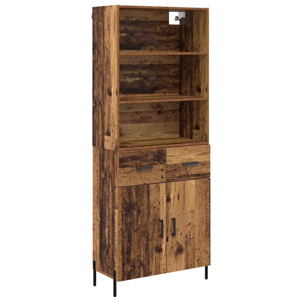 Highboard Staro drvo 69,5 x 32,5 x 180 cm Konstruirano drvo