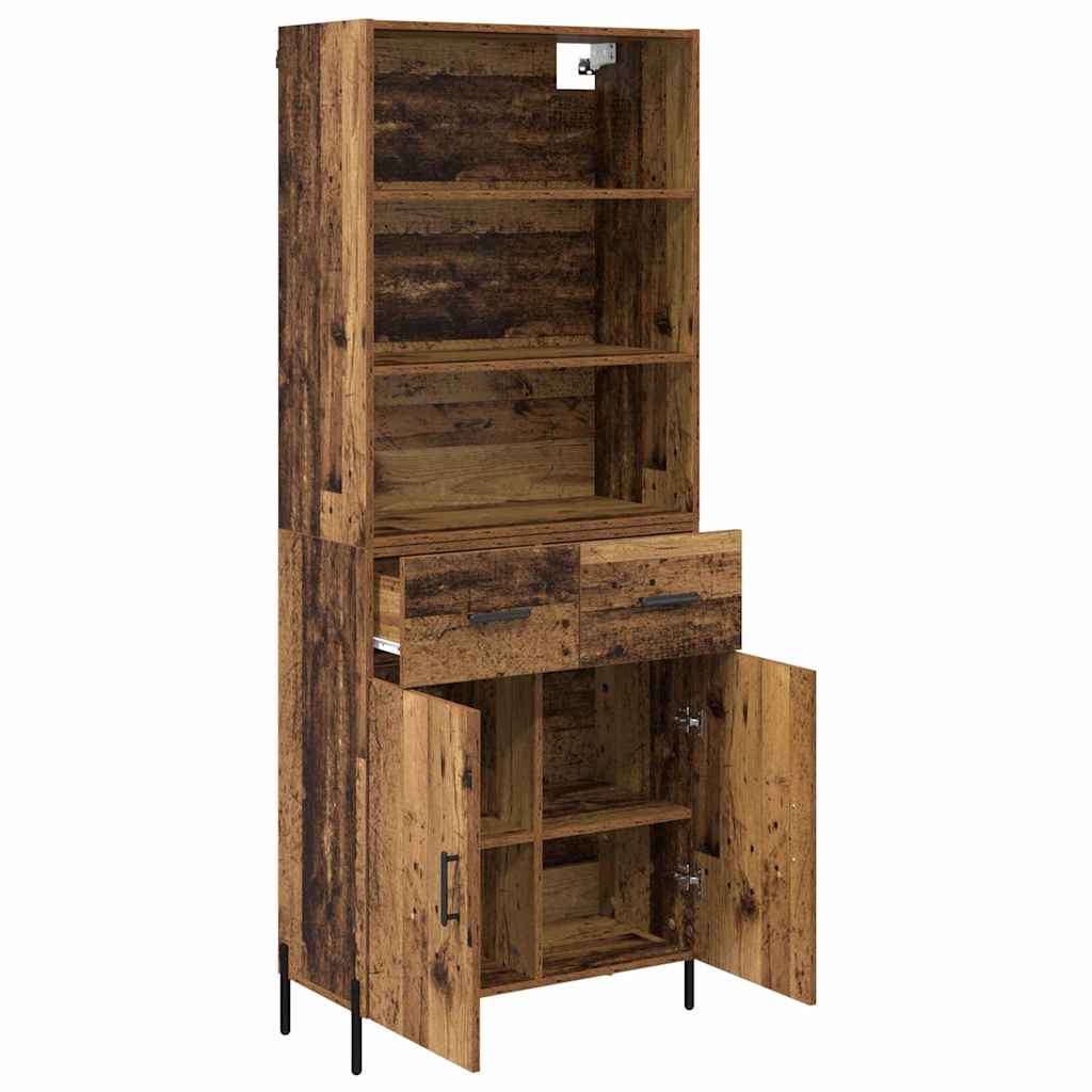 Highboard Staro drvo 69,5 x 32,5 x 180 cm Konstruirano drvo