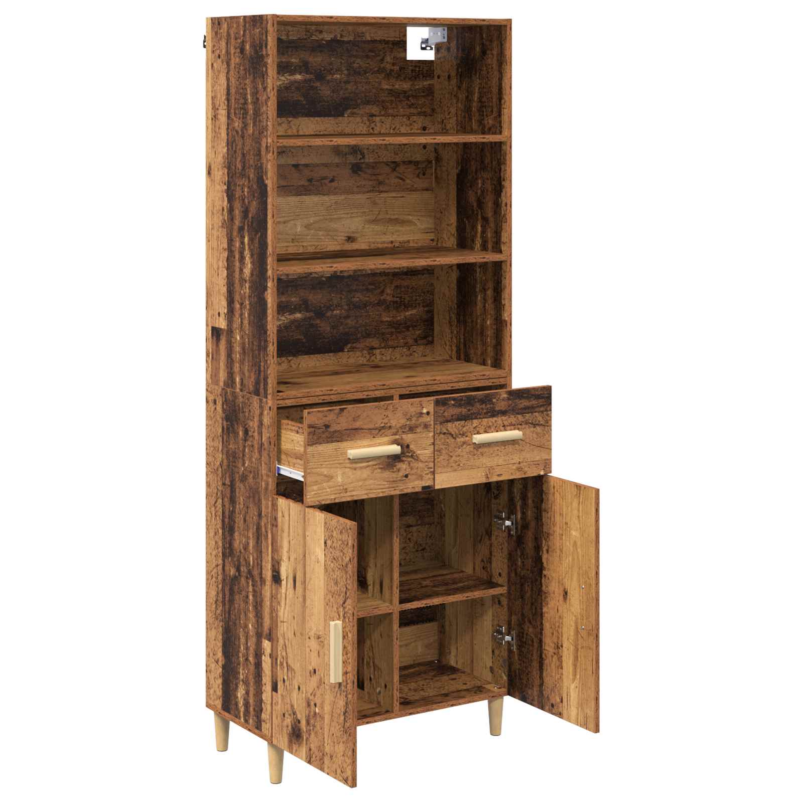 Highboard Staro drvo 69,5 x 32,5 x 180 cm Konstruirano drvo