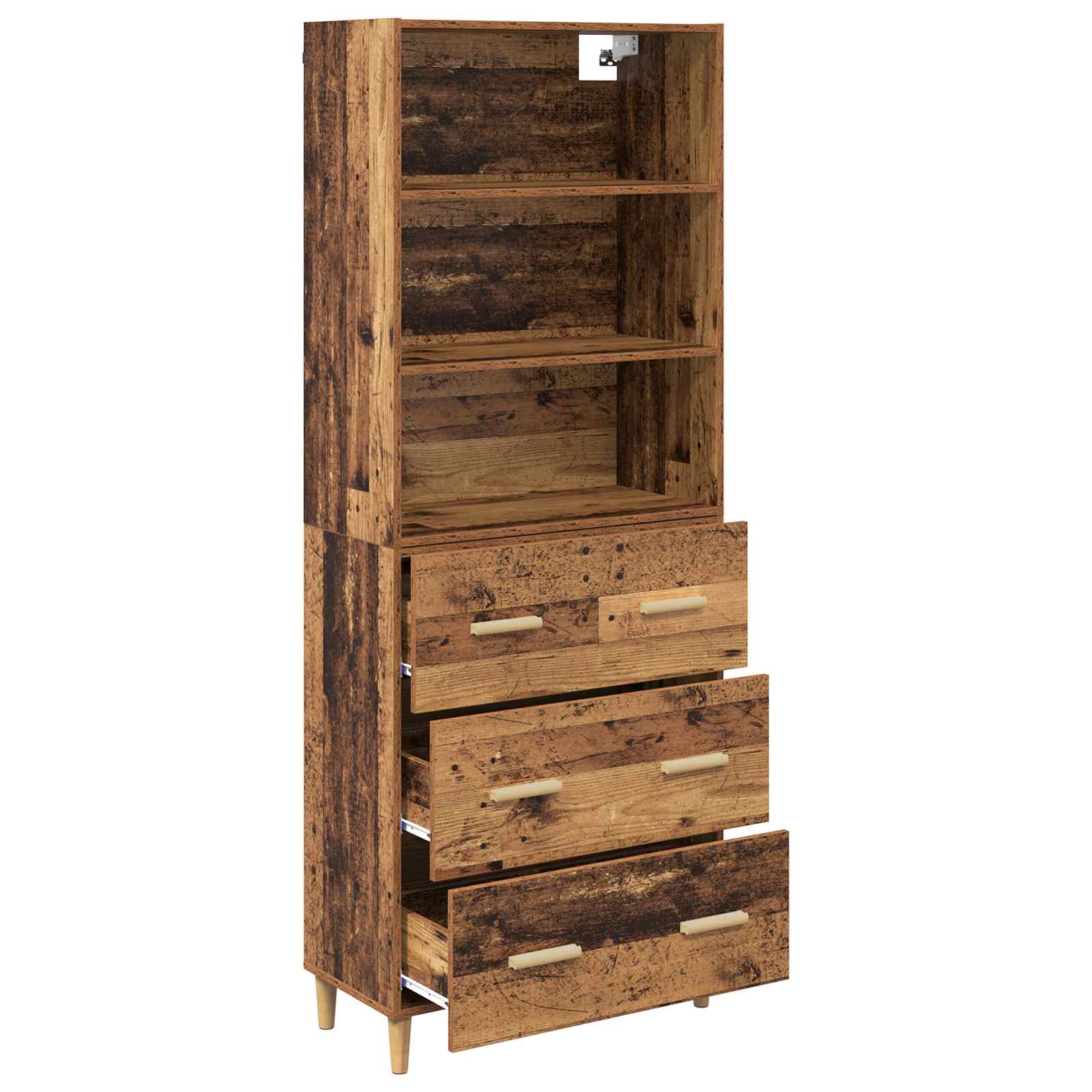 Highboard Staro drvo 69,5 x 32,5 x 180 cm Konstruirano drvo