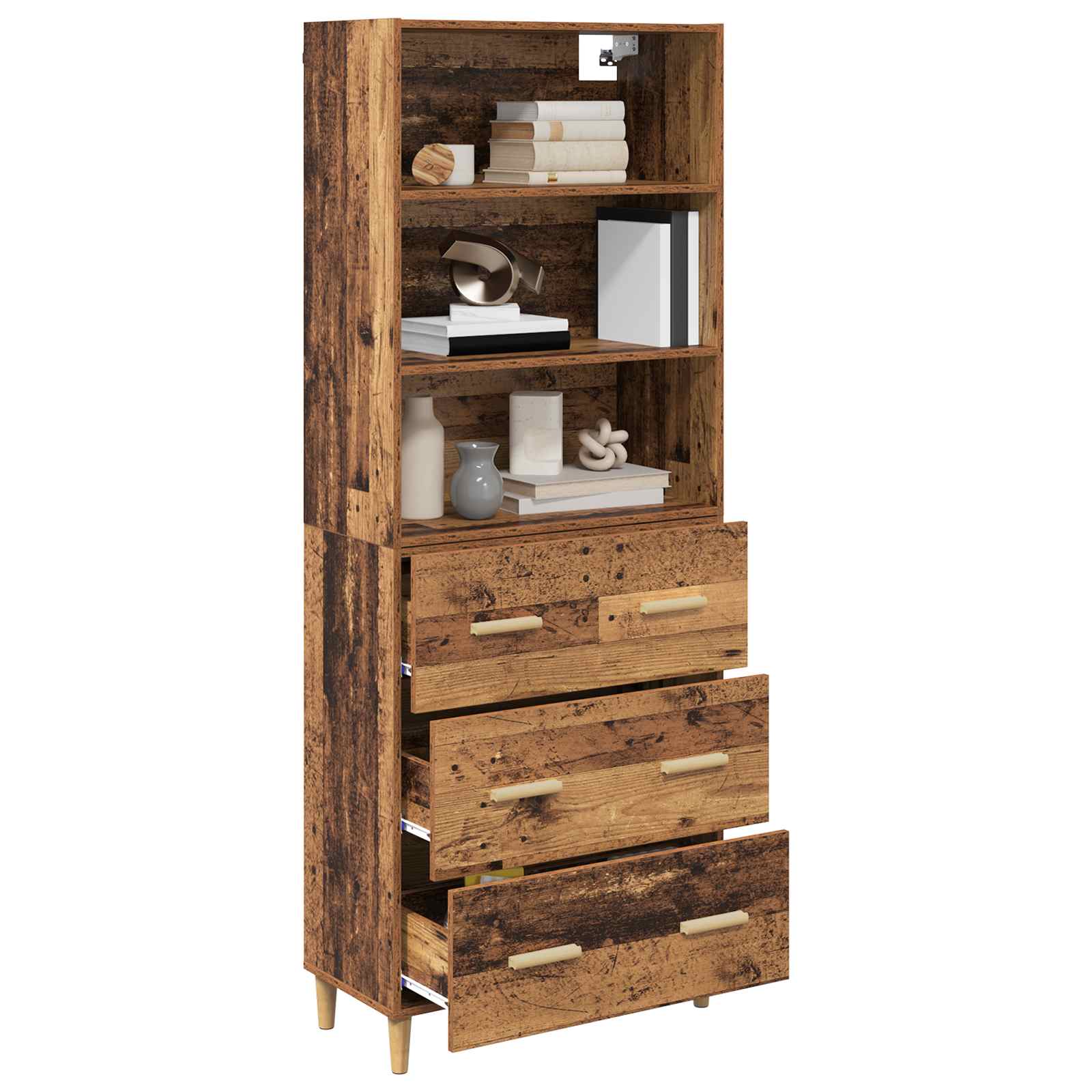 Highboard Staro drvo 69,5 x 32,5 x 180 cm Konstruirano drvo