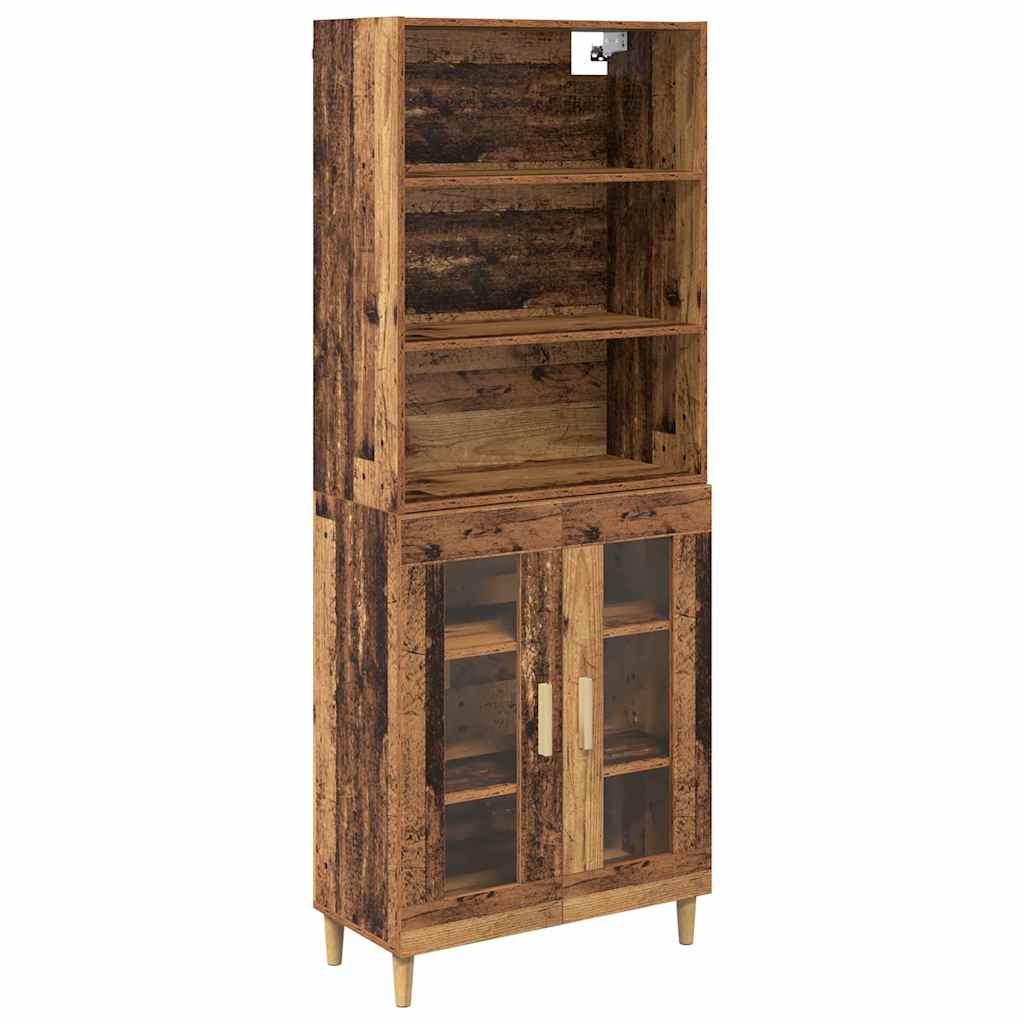 Highboard Staro drvo 69,5 x 32,5 x 180 cm Konstruirano drvo