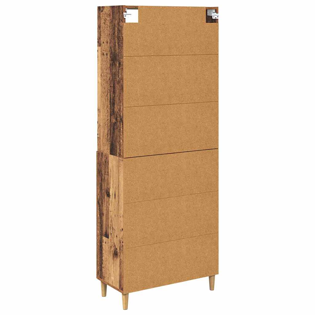 Highboard Staro drvo 69,5 x 32,5 x 180 cm Konstruirano drvo