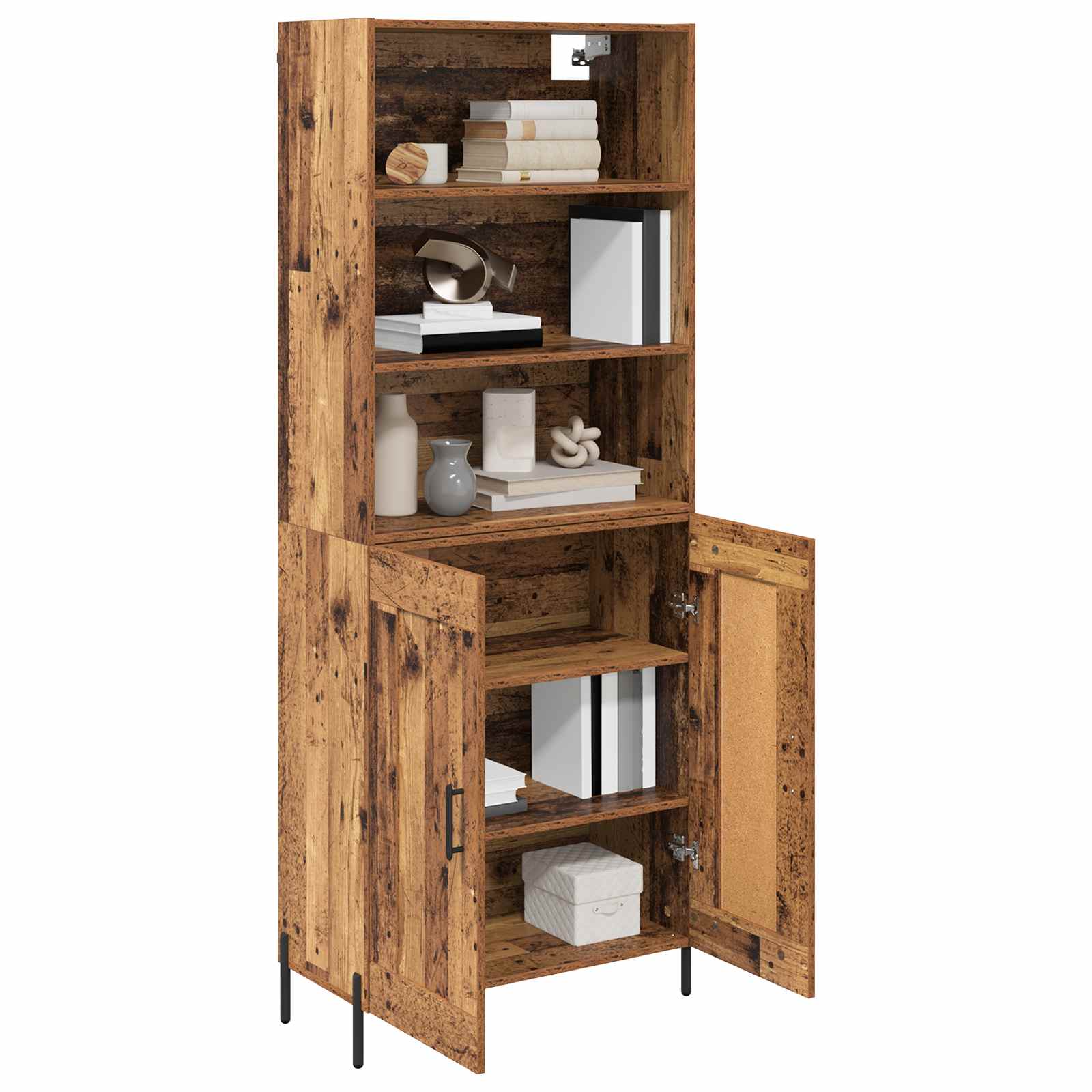 Highboard Staro drvo 69,5 x 32,5 x 180 cm Konstruirano drvo