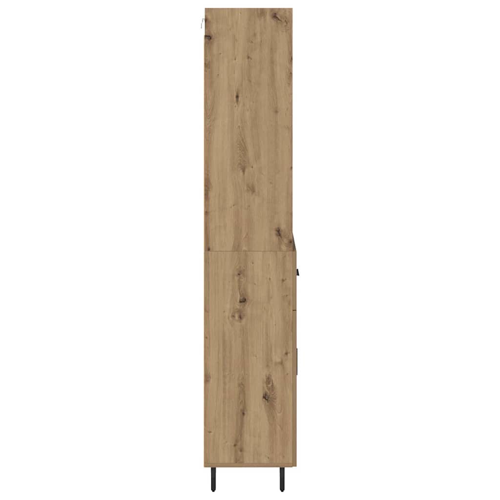 Highboard s ladicama Umjetnički hrast 69,5 x 34 x 180 cm