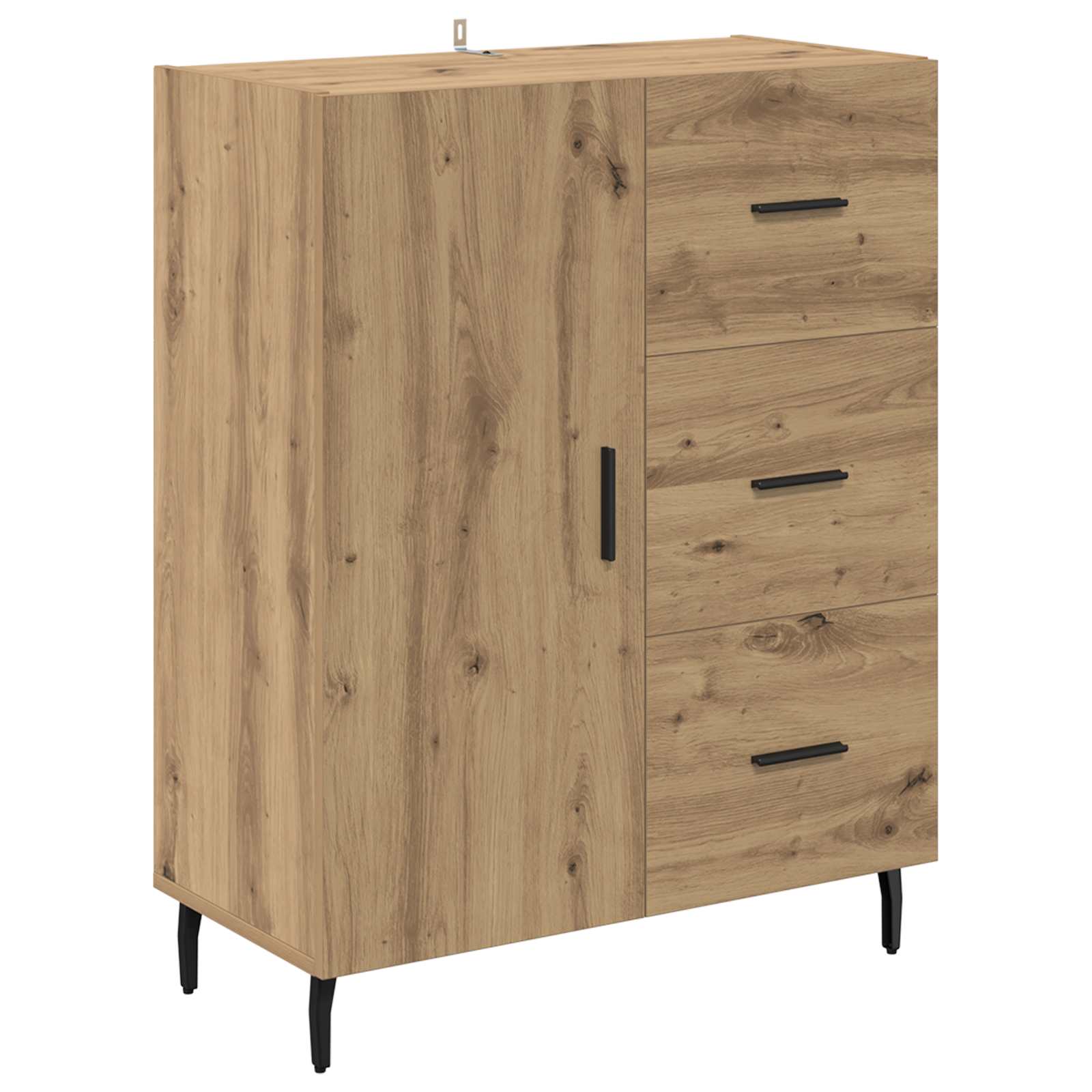 Highboard s ladicama Umjetnički hrast 69,5 x 34 x 180 cm