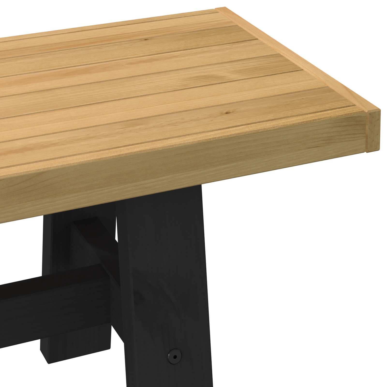 Klupa za blagovanje NOAIN 160 x 41 x 45 cm Masivna borovina