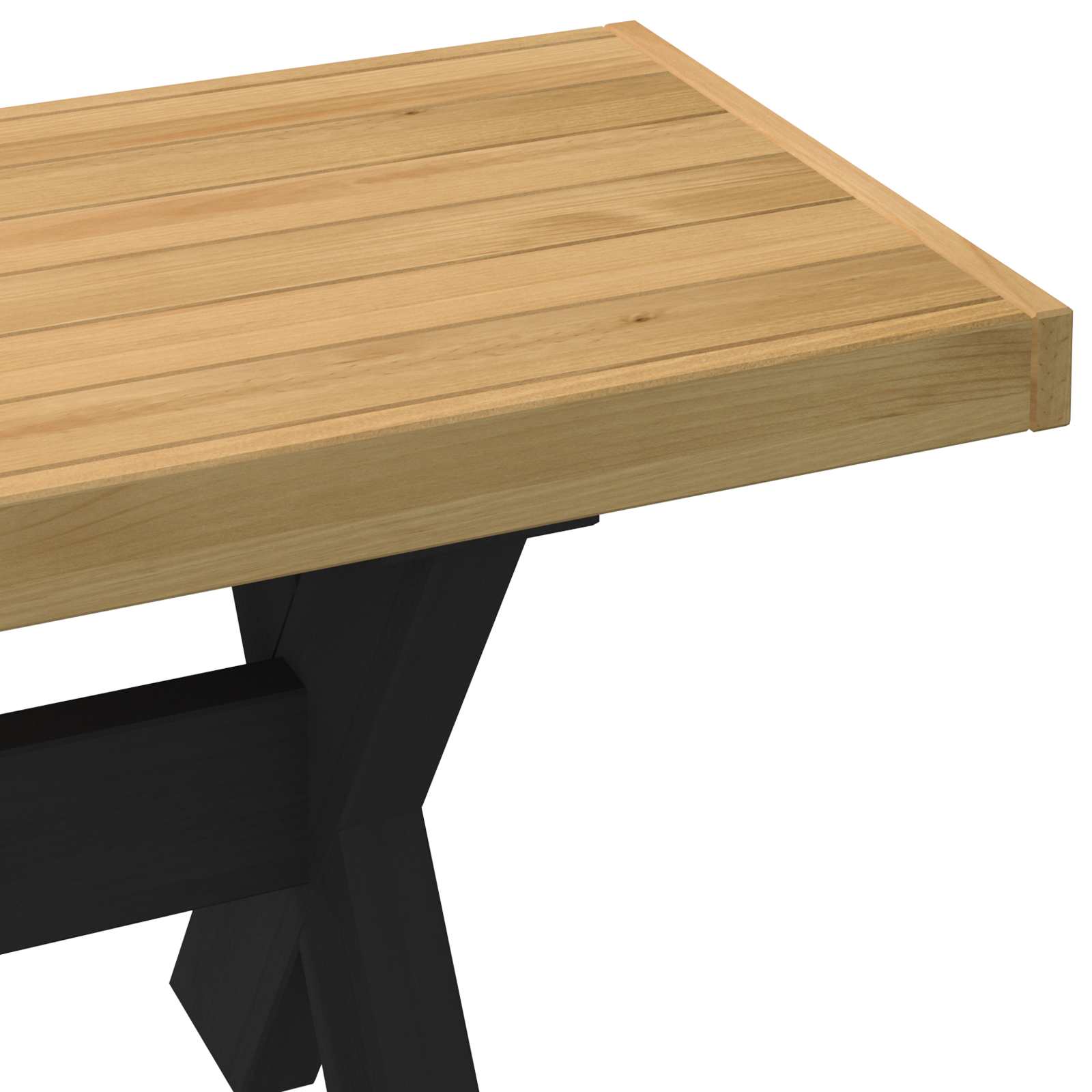 Klupa za blagovanje NOAIN 160 x 41 x 45 cm Masivna borovina