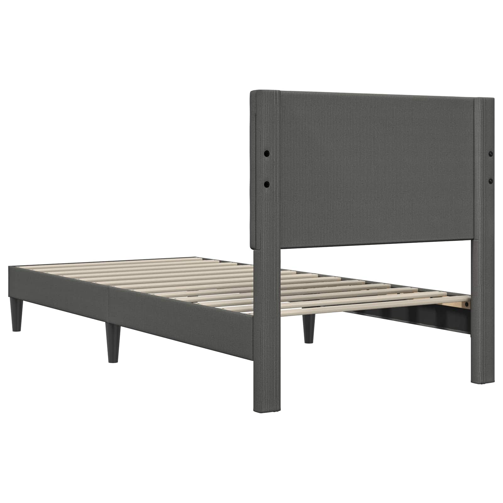 Krevetna konstrukcija Tamnosiva 90 x 200 cm Kordura tekstil