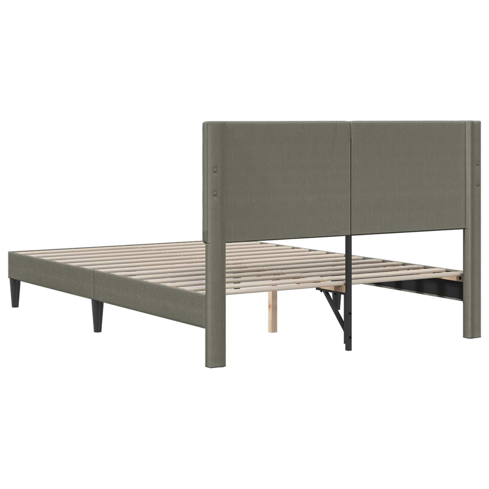 Krevetna konstrukcija Svjetlosiva 120 x 200 cm Kordura tekstil